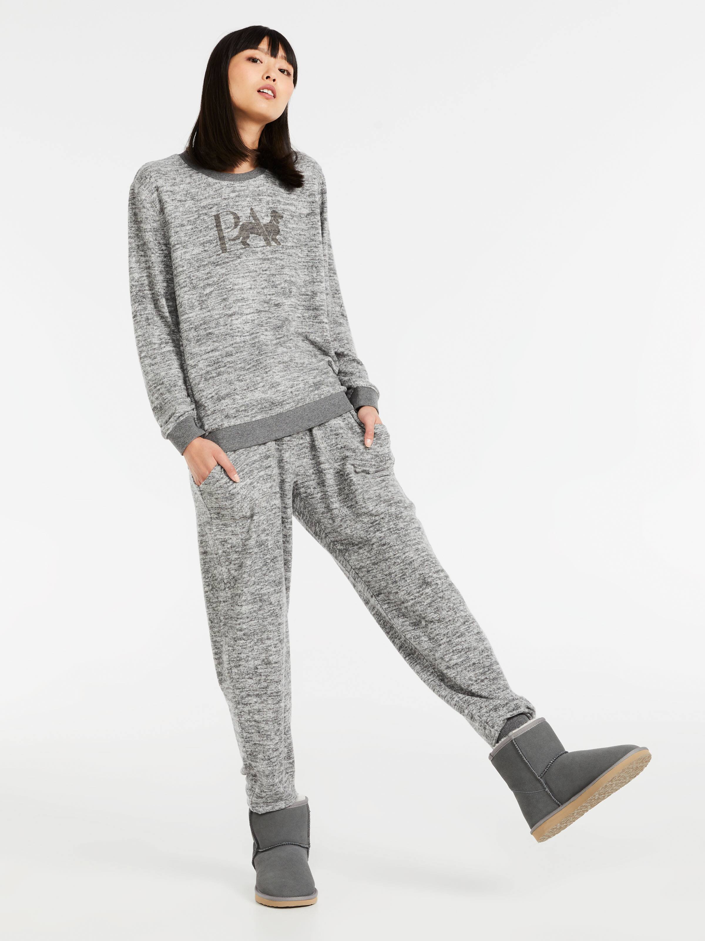 Charcoal Fuzzy Sweater