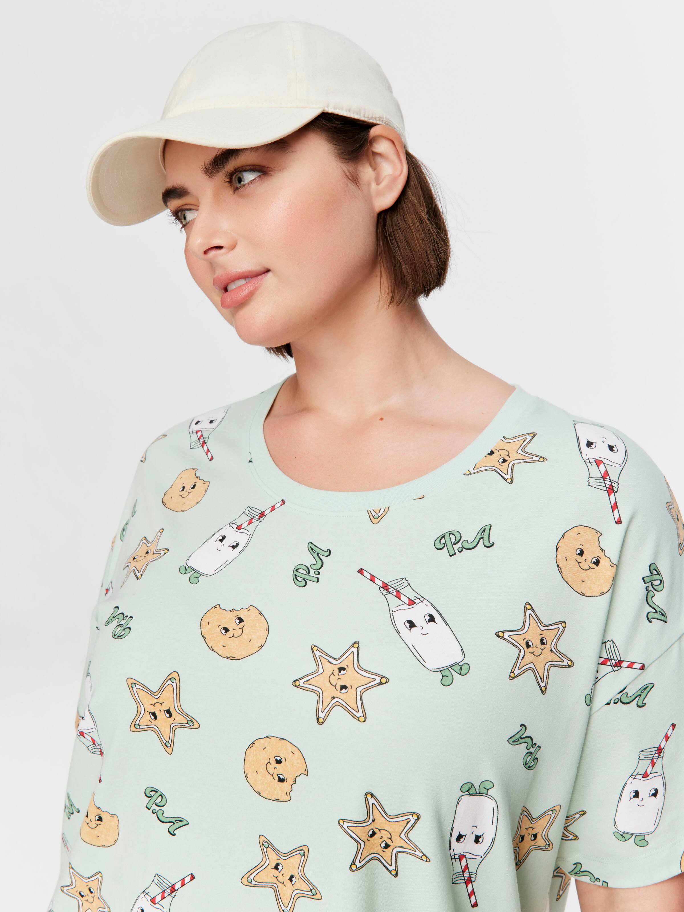 P.A. Plus Milk & Cookies Sleep Tee