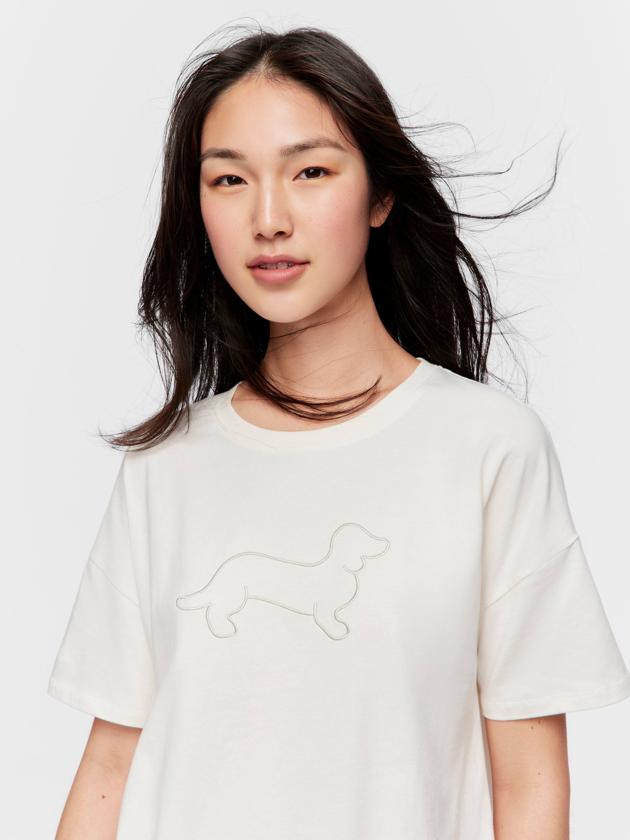 Cream Logo Tee