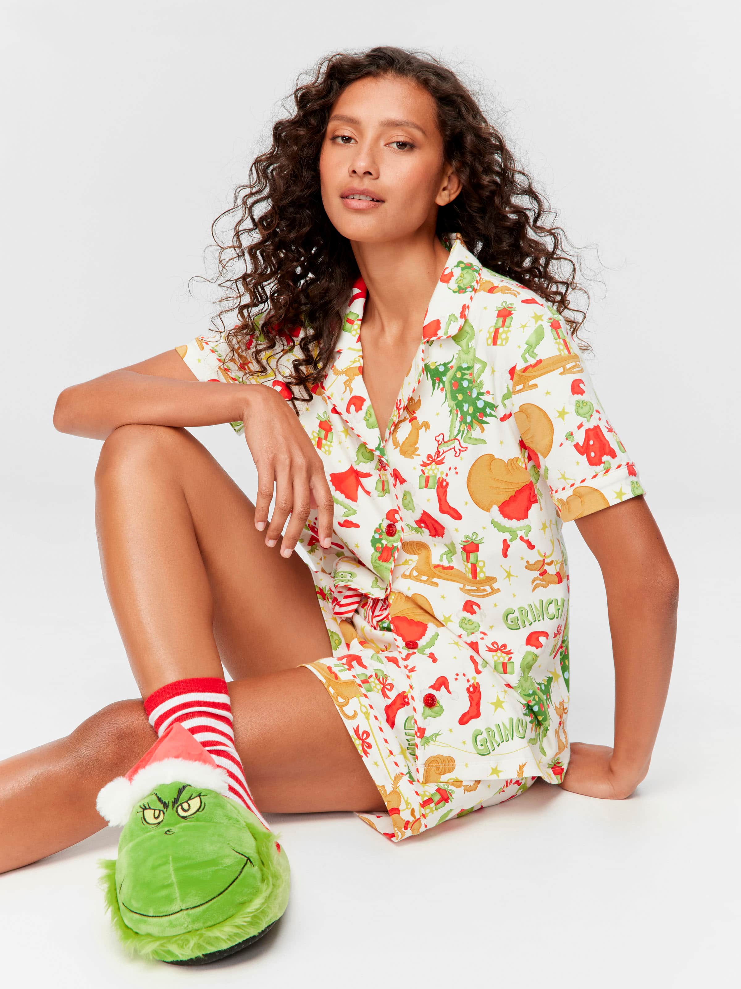 The Grinch Shortie Pj Set