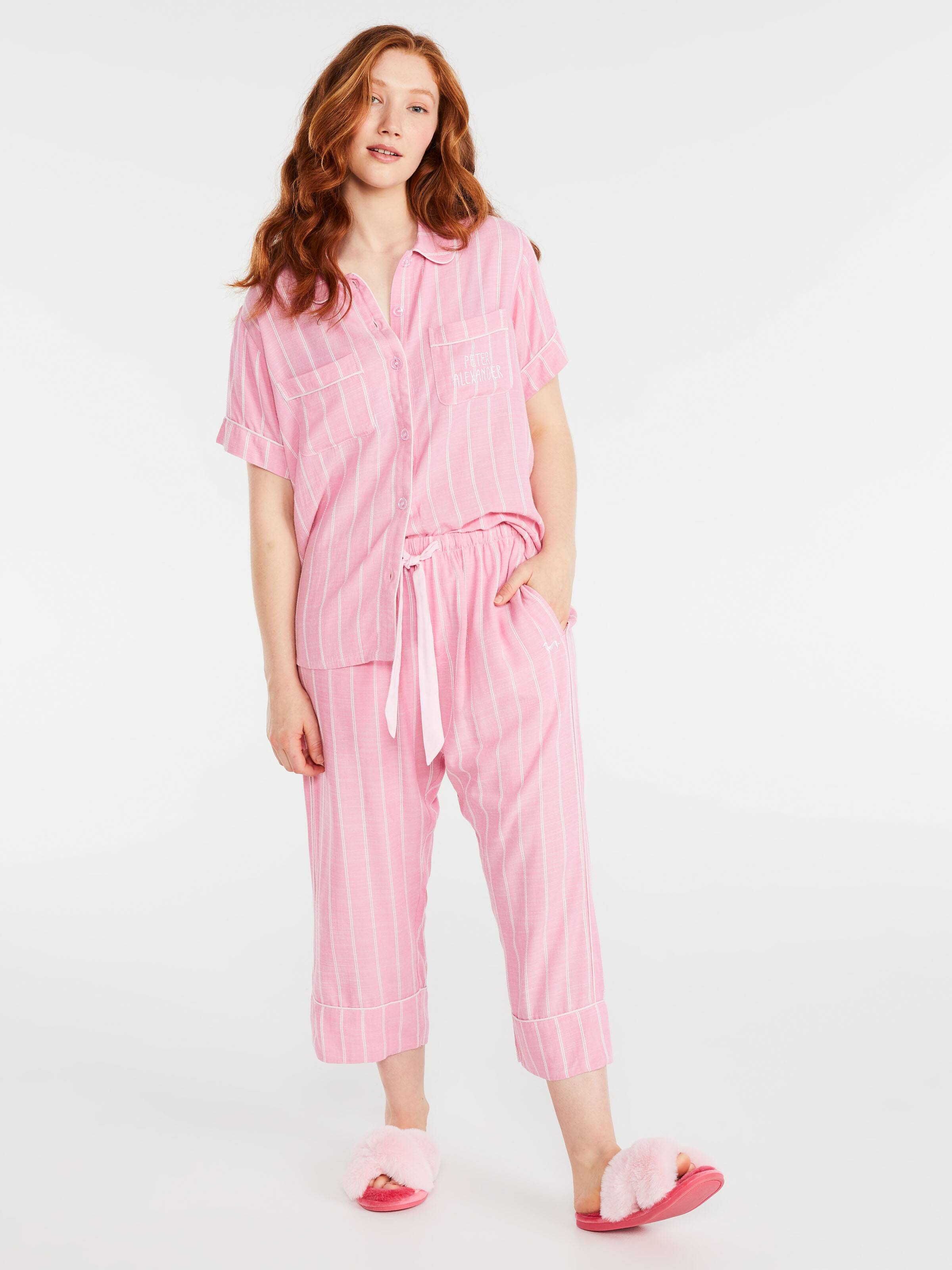Textured Stripe Classic Pj Pant
