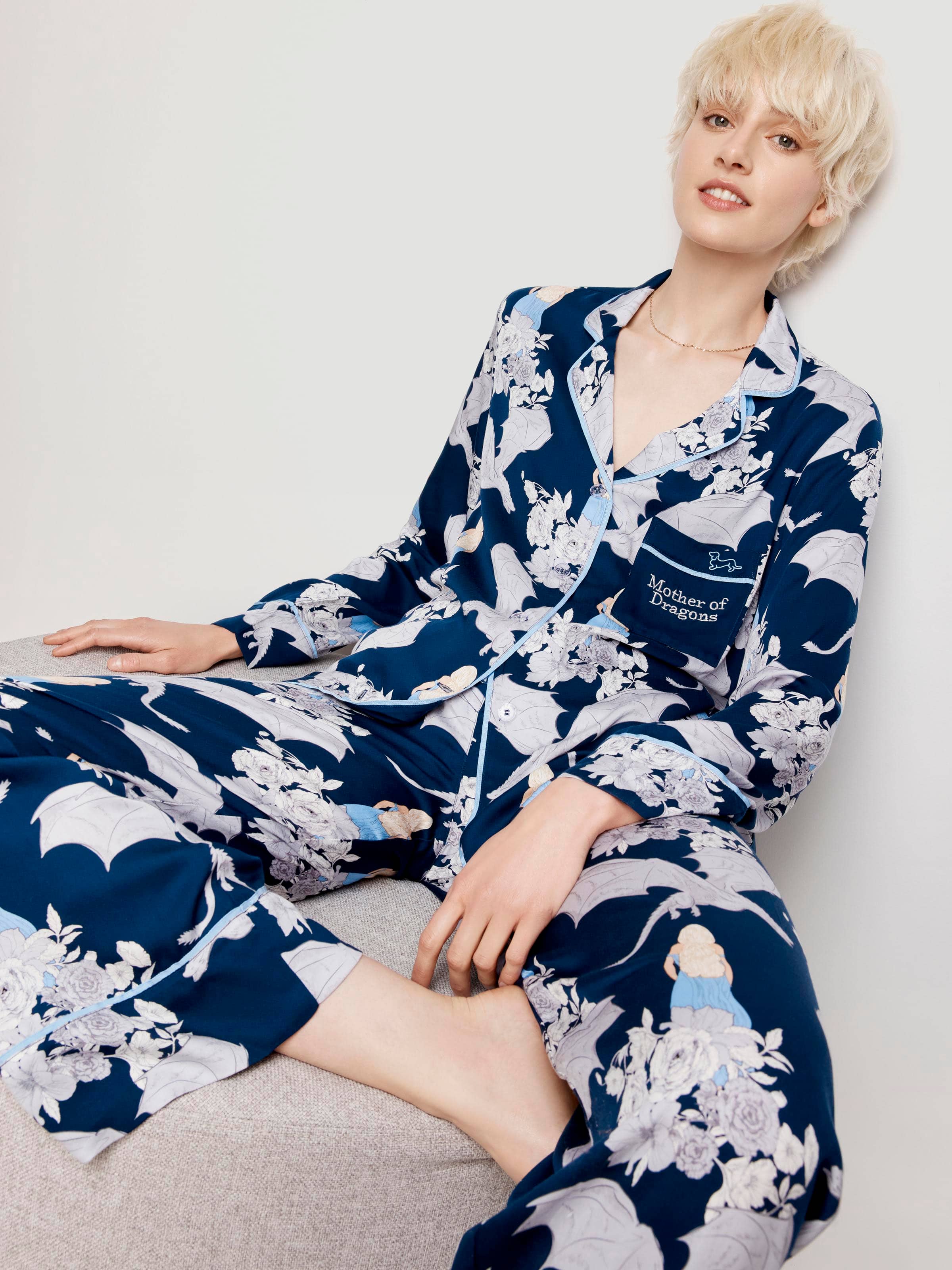 Women's Satin Pyjamas – Satin PJ Sets 
