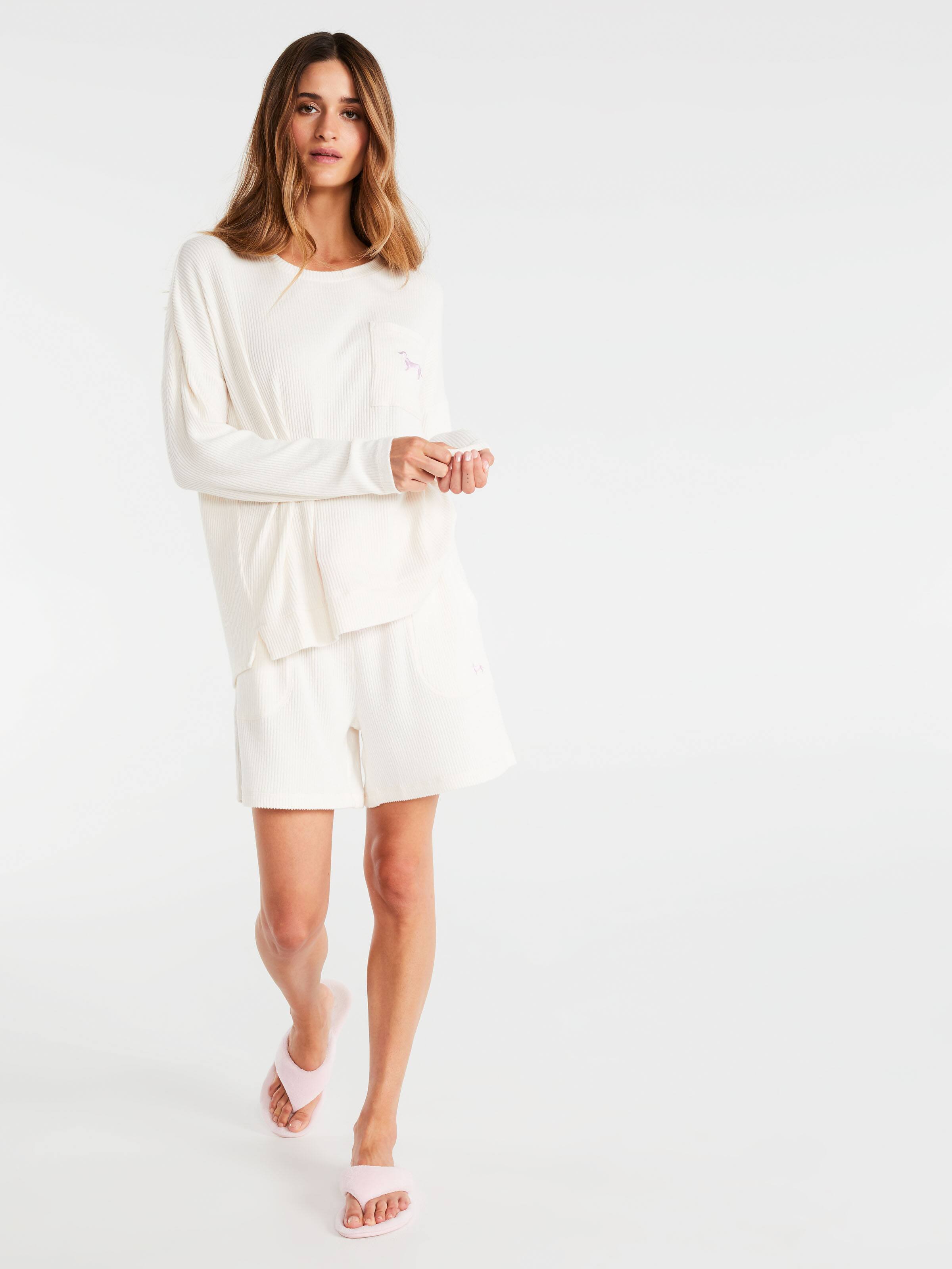 Brushed Rib Sweater