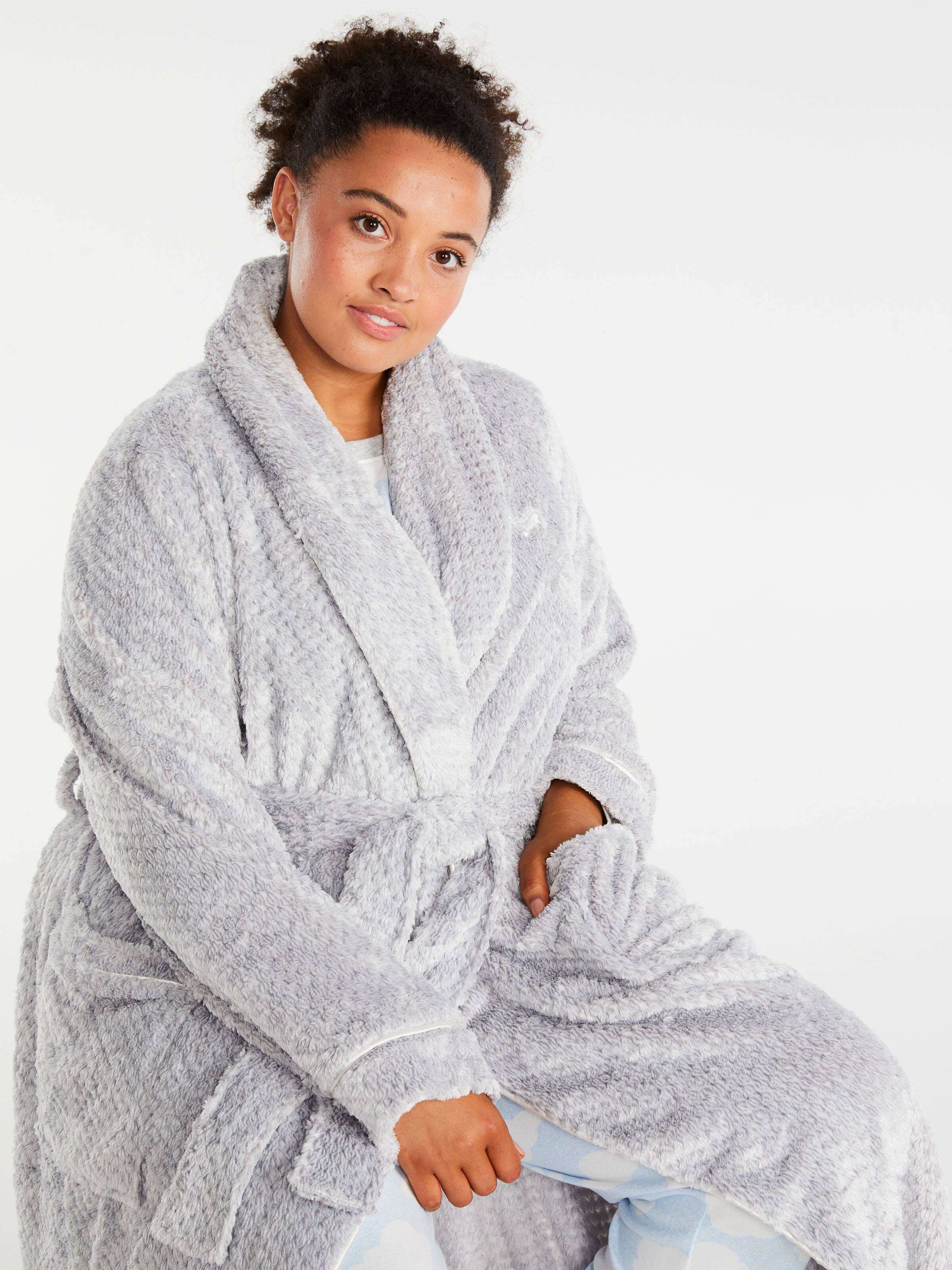 P.A. Plus Grey Hotel Edition Jacquard Gown