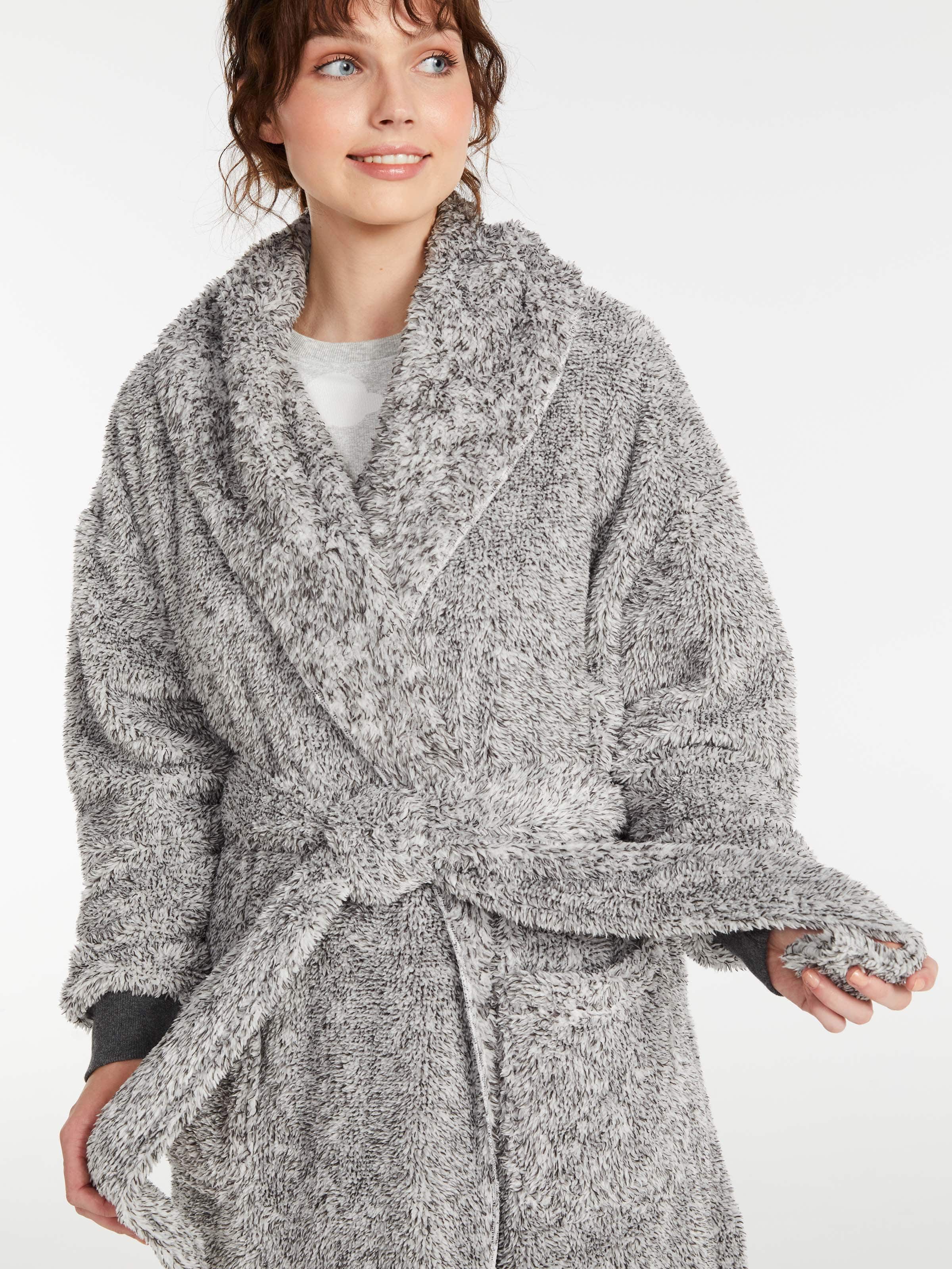 plush dressing gown australia