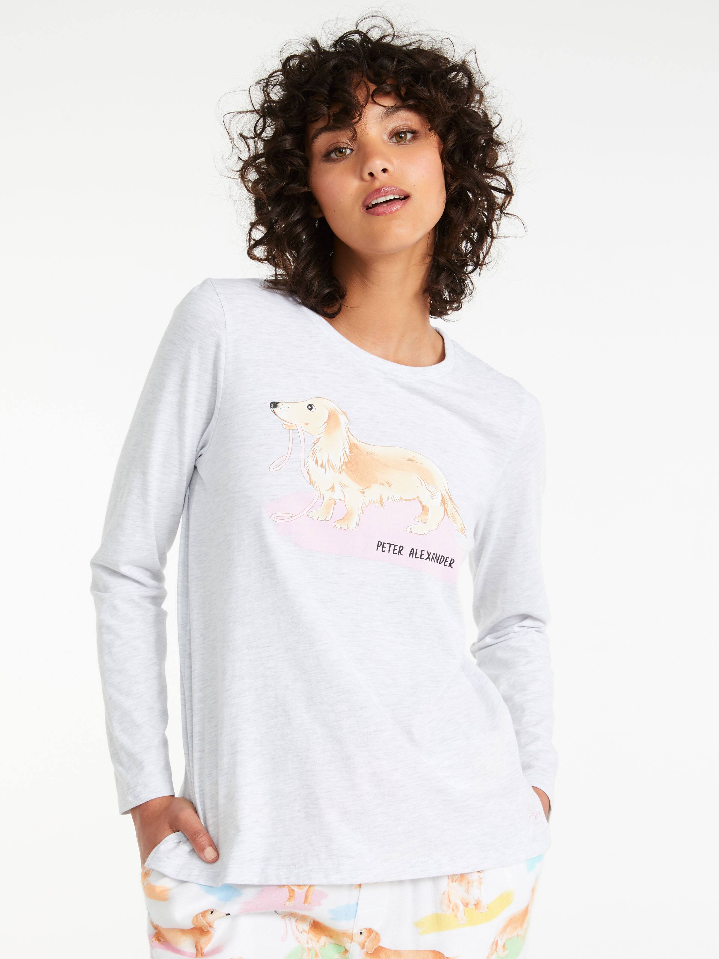 Penny Wonder Dog Long Sleeve Top