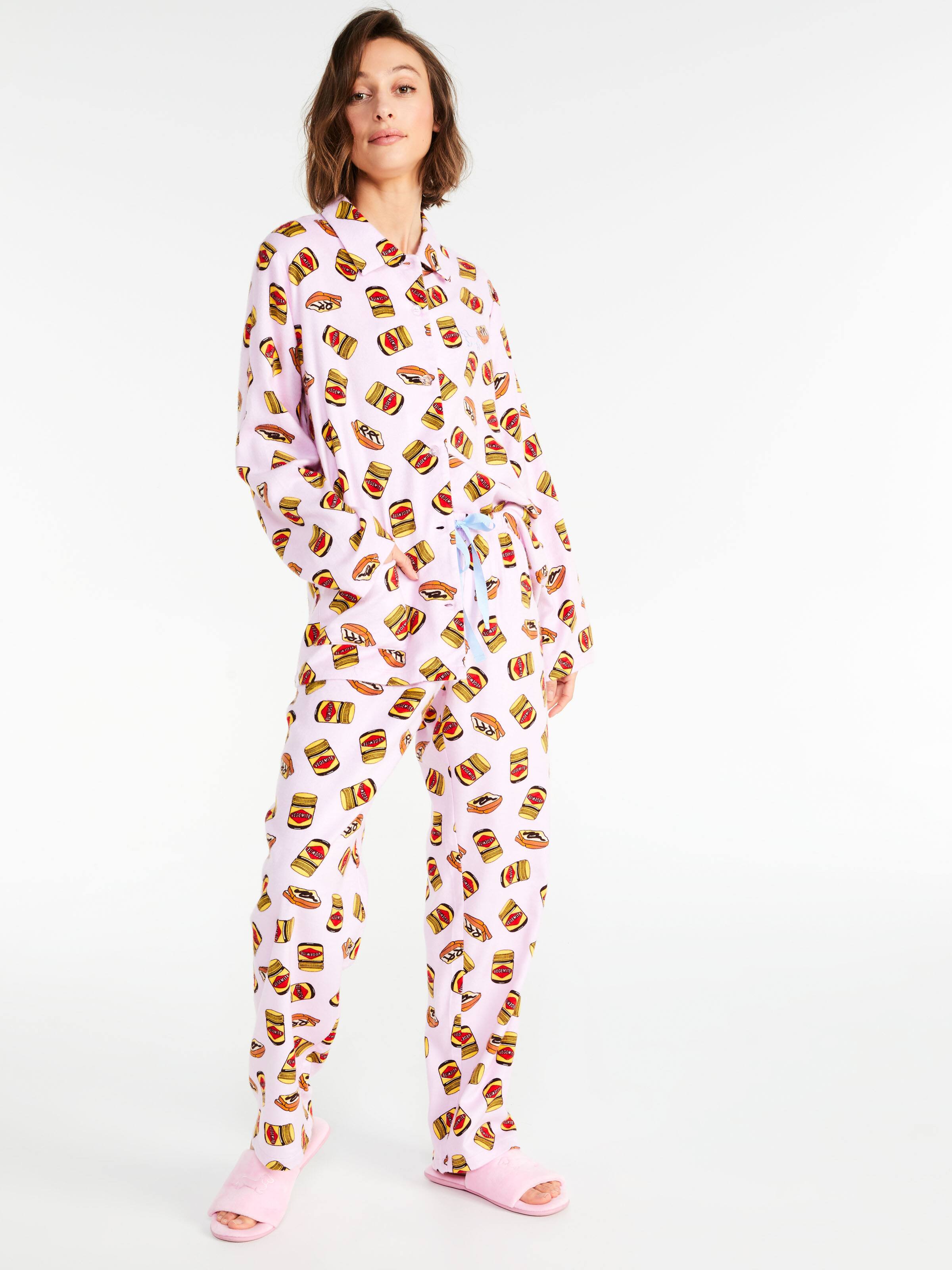 Vegemite Bamboo Flannelette Pj Set