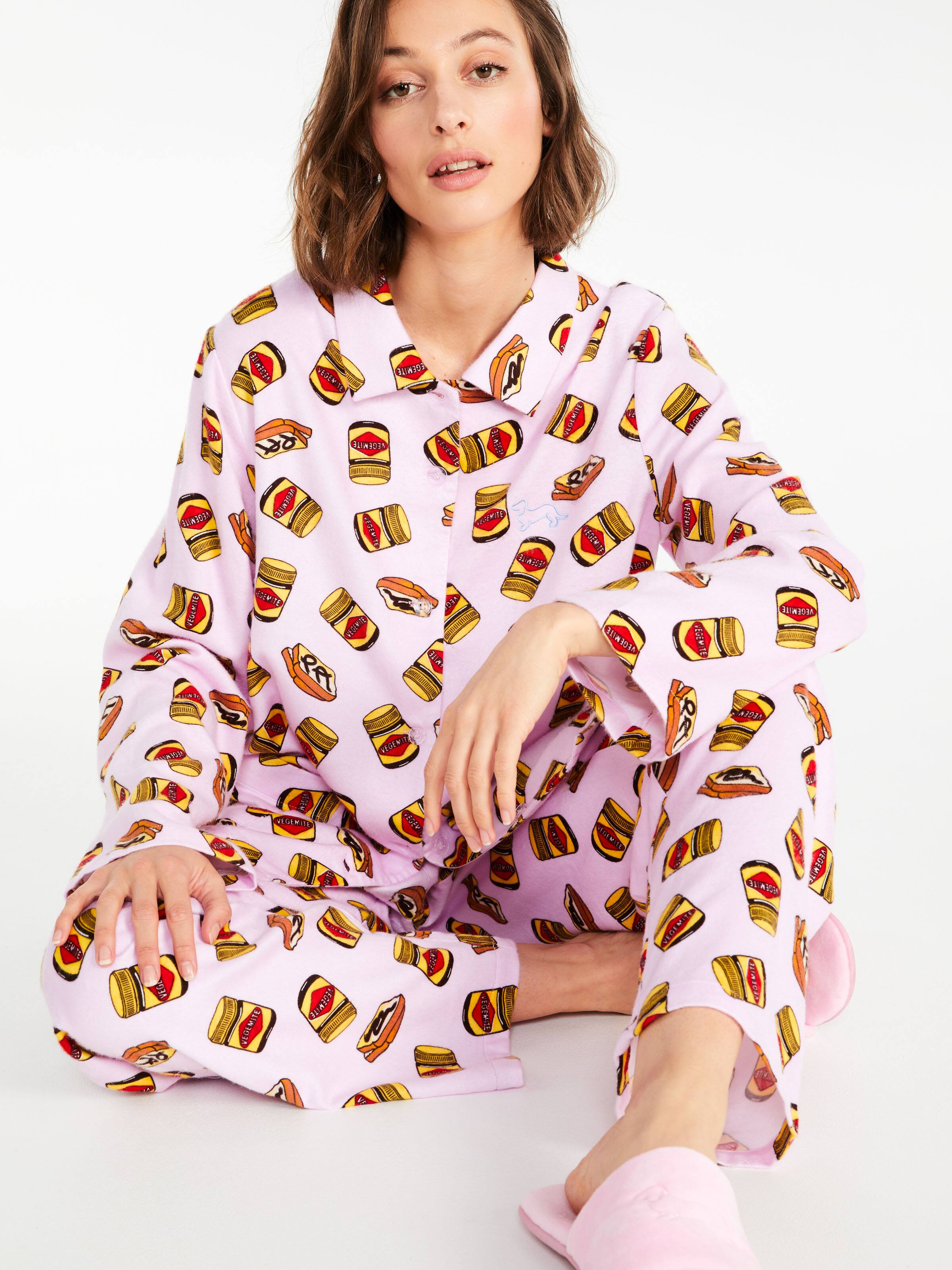 Vegemite Bamboo Flannelette Pj Set