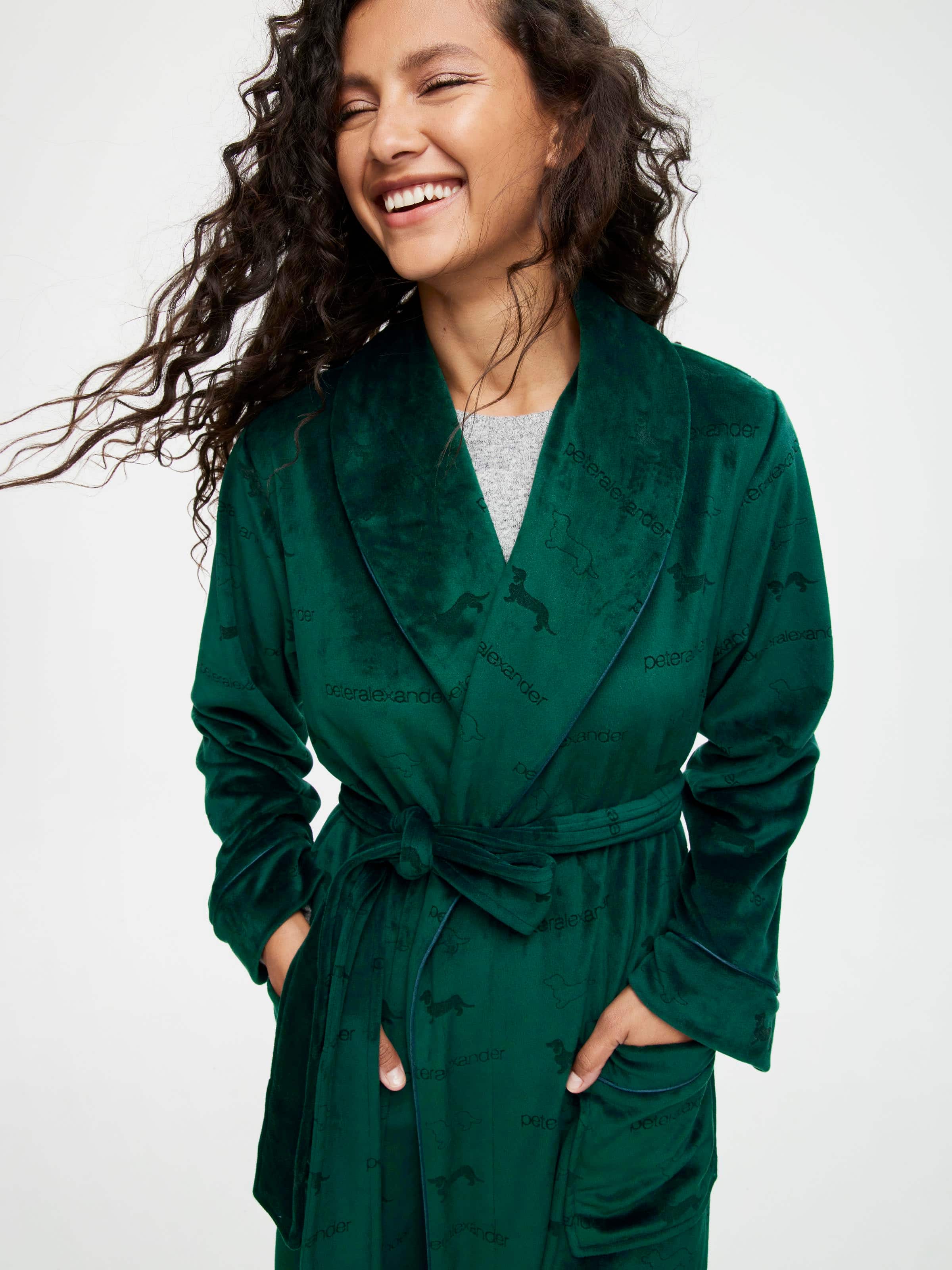 peter alexander personalised dressing gown