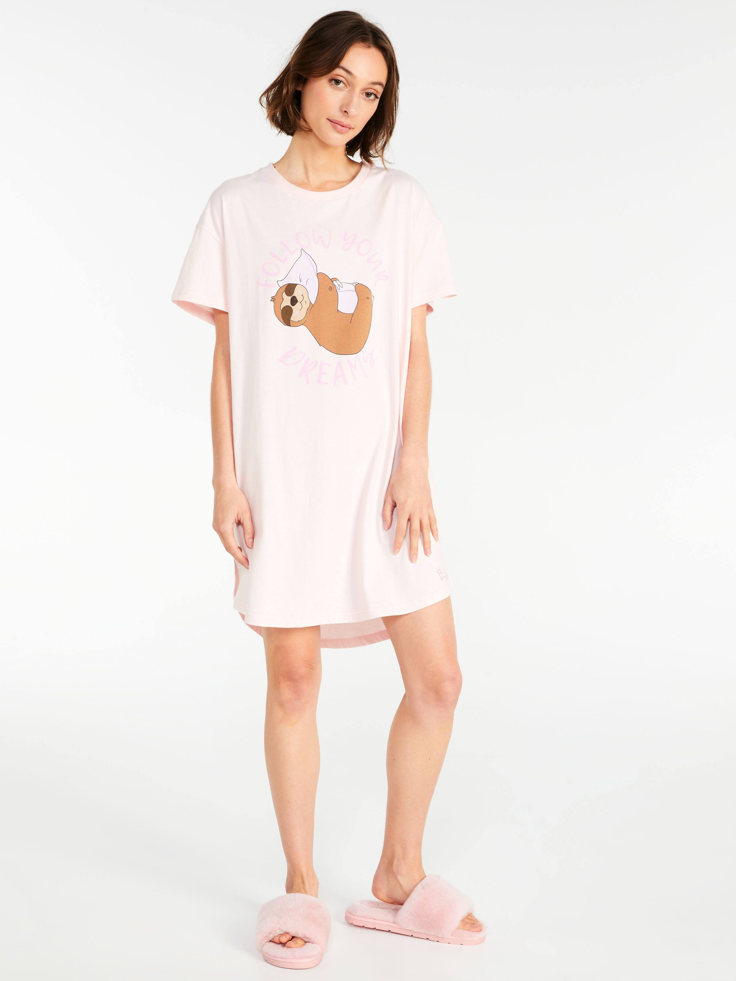 Follow Your Dreams Sloth Sleep Tee