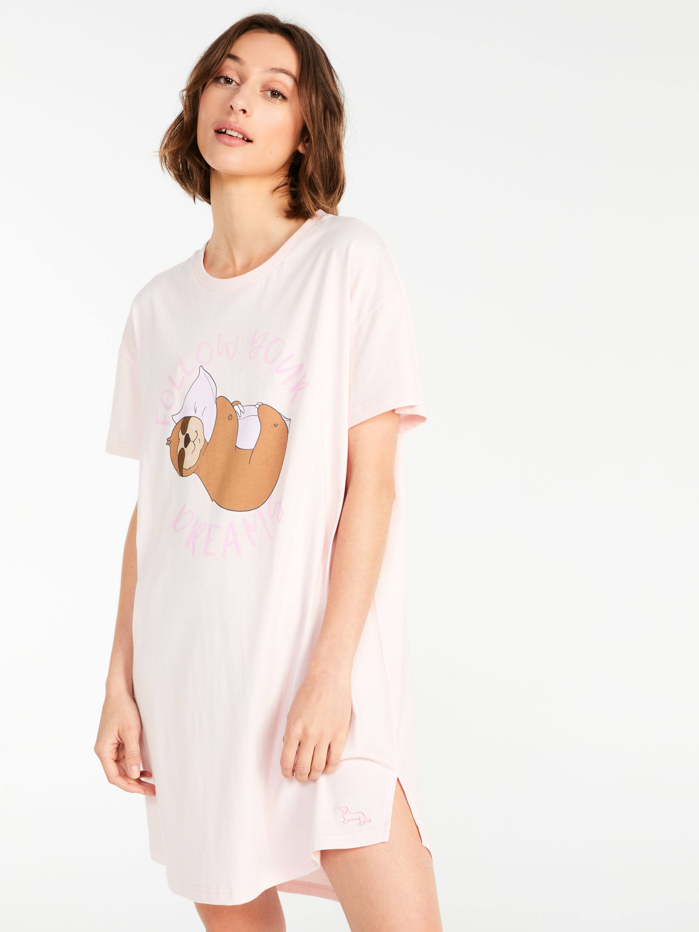 Follow Your Dreams Sloth Sleep Tee