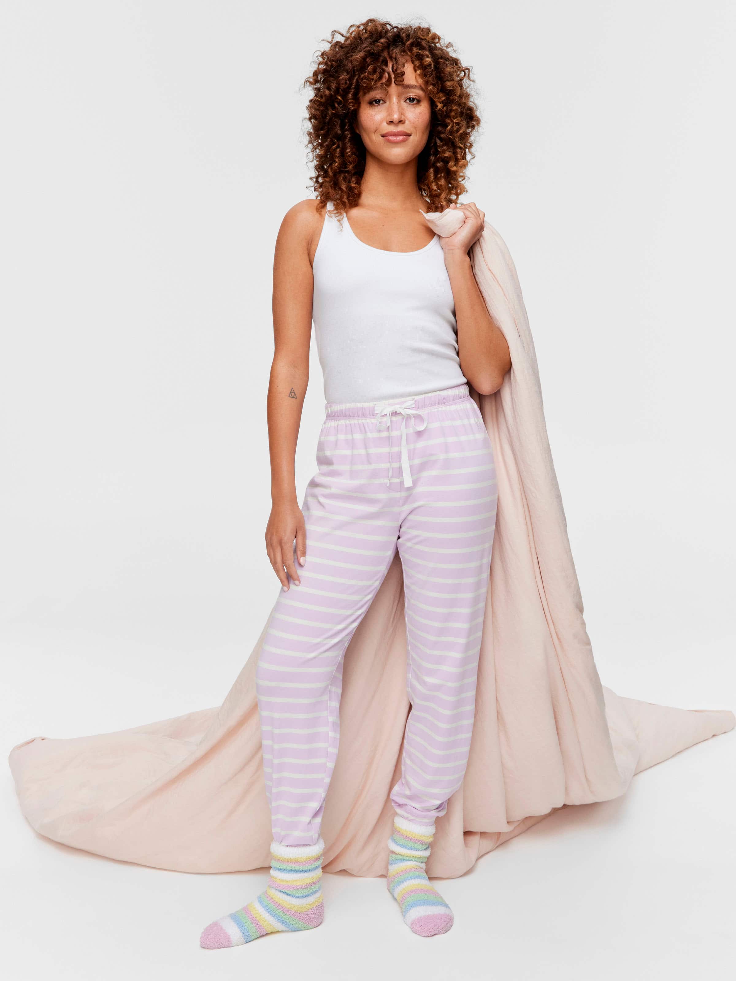 Purple Stripe Easy Pj Pant