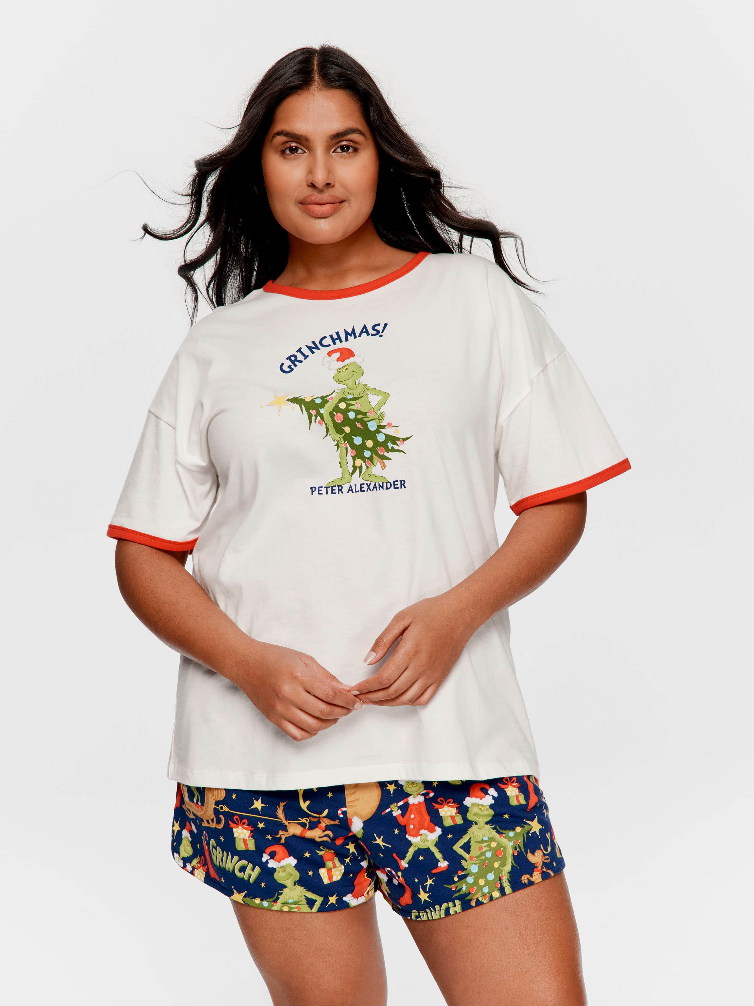 P.A. Plus The Grinch 100% Cotton Oversized Tee
