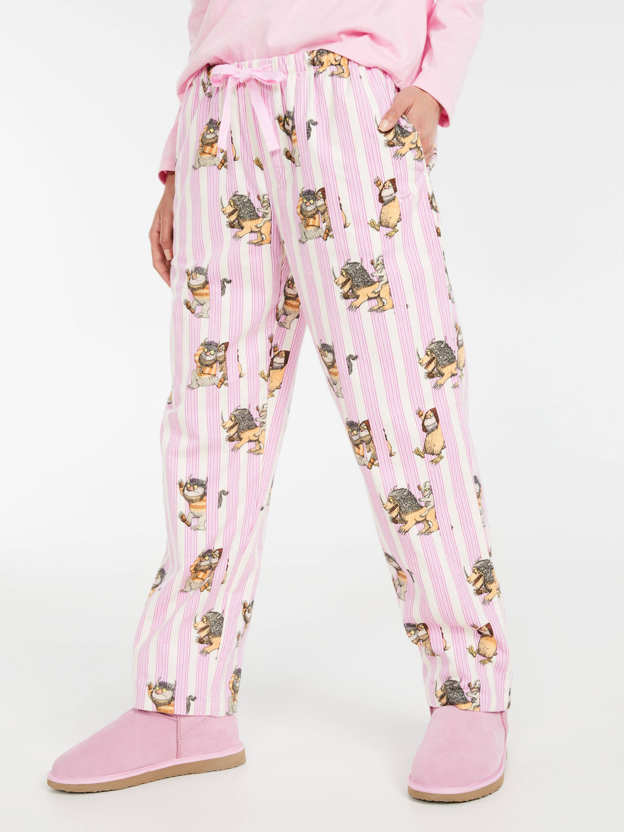 Where The Wild Things Are Flannelette Classic Pj Pant
