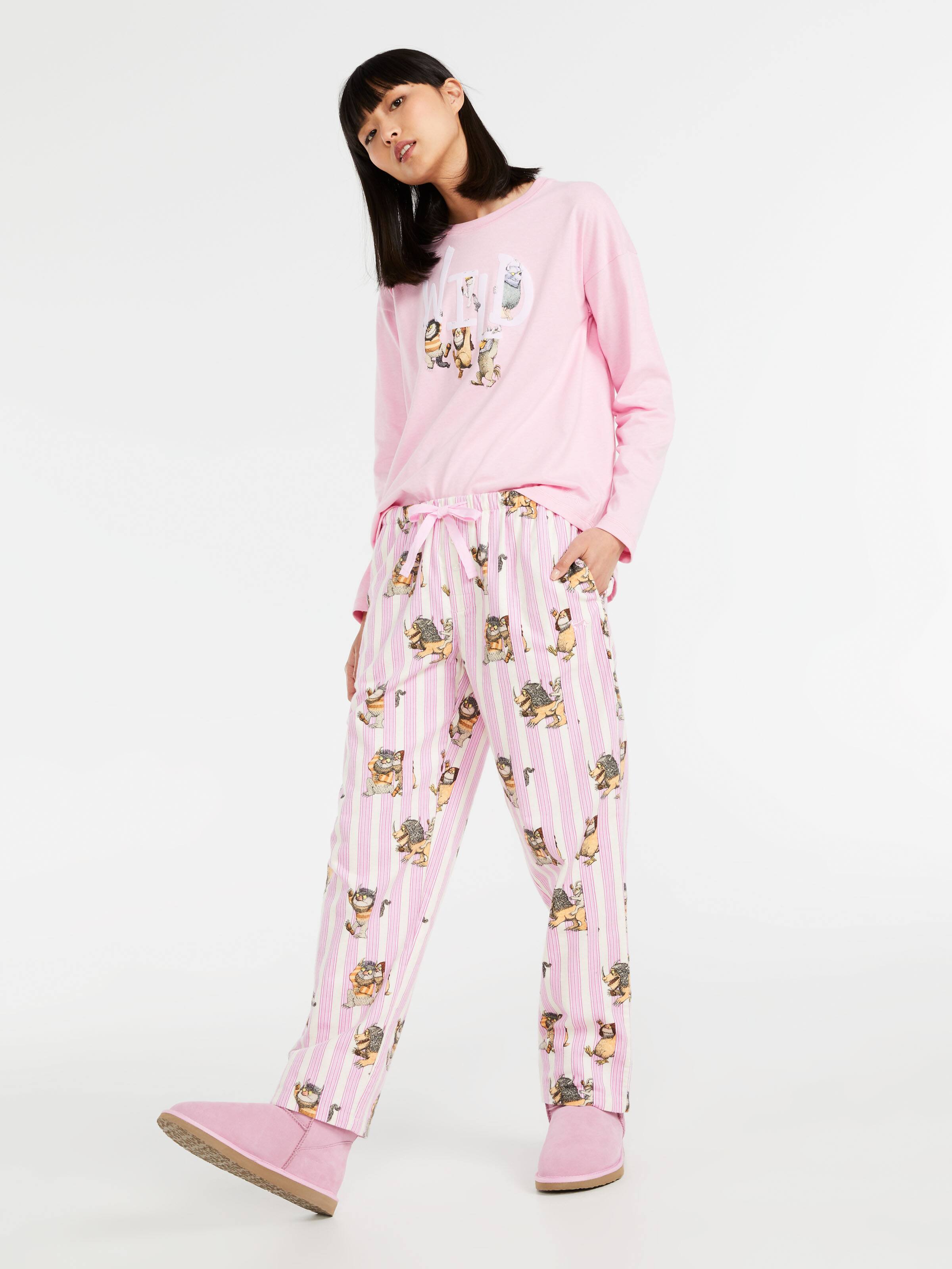 Where The Wild Things Are Flannelette Classic Pj Pant