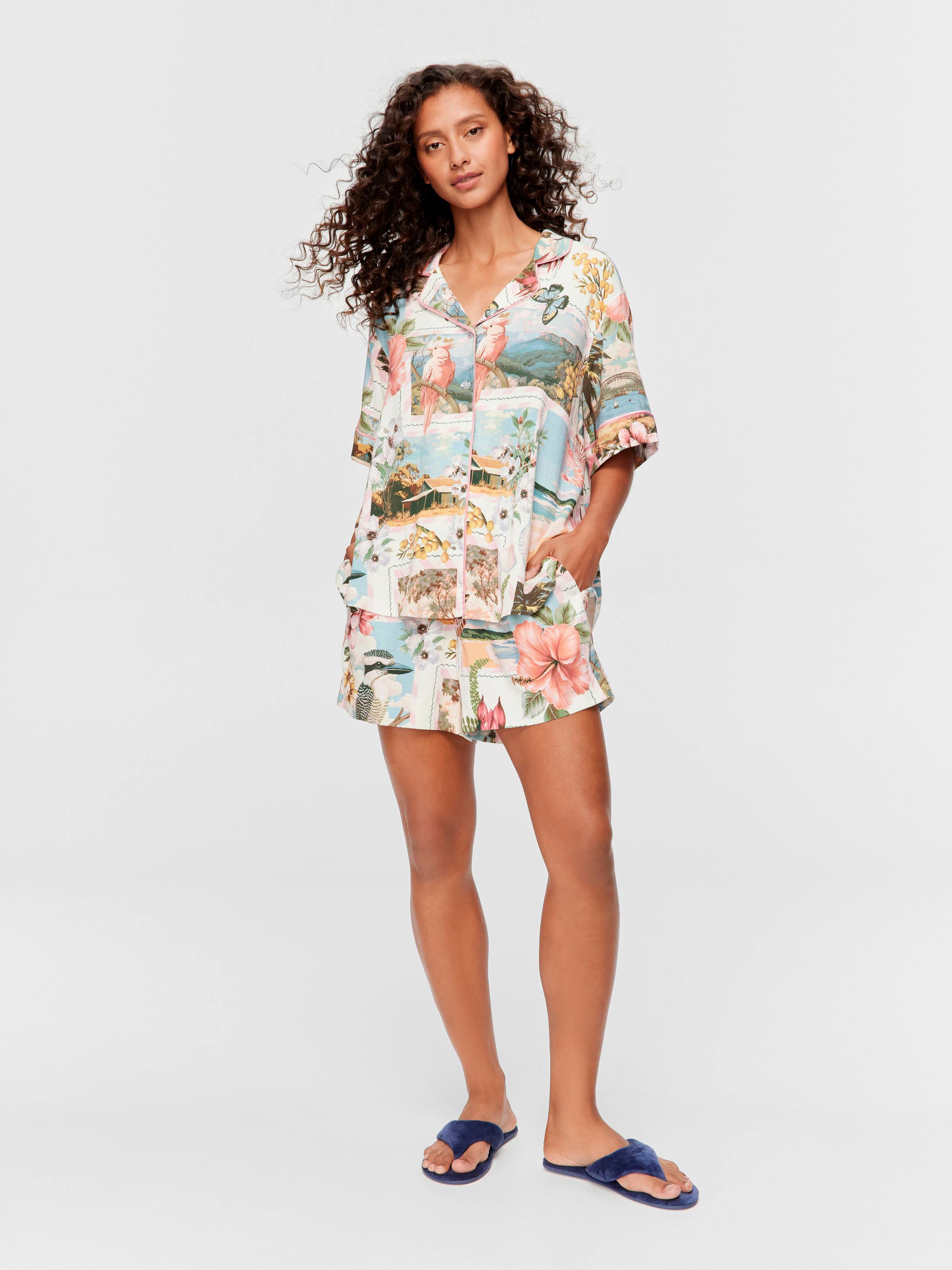 Aussie Postcards Shortie Pj Set