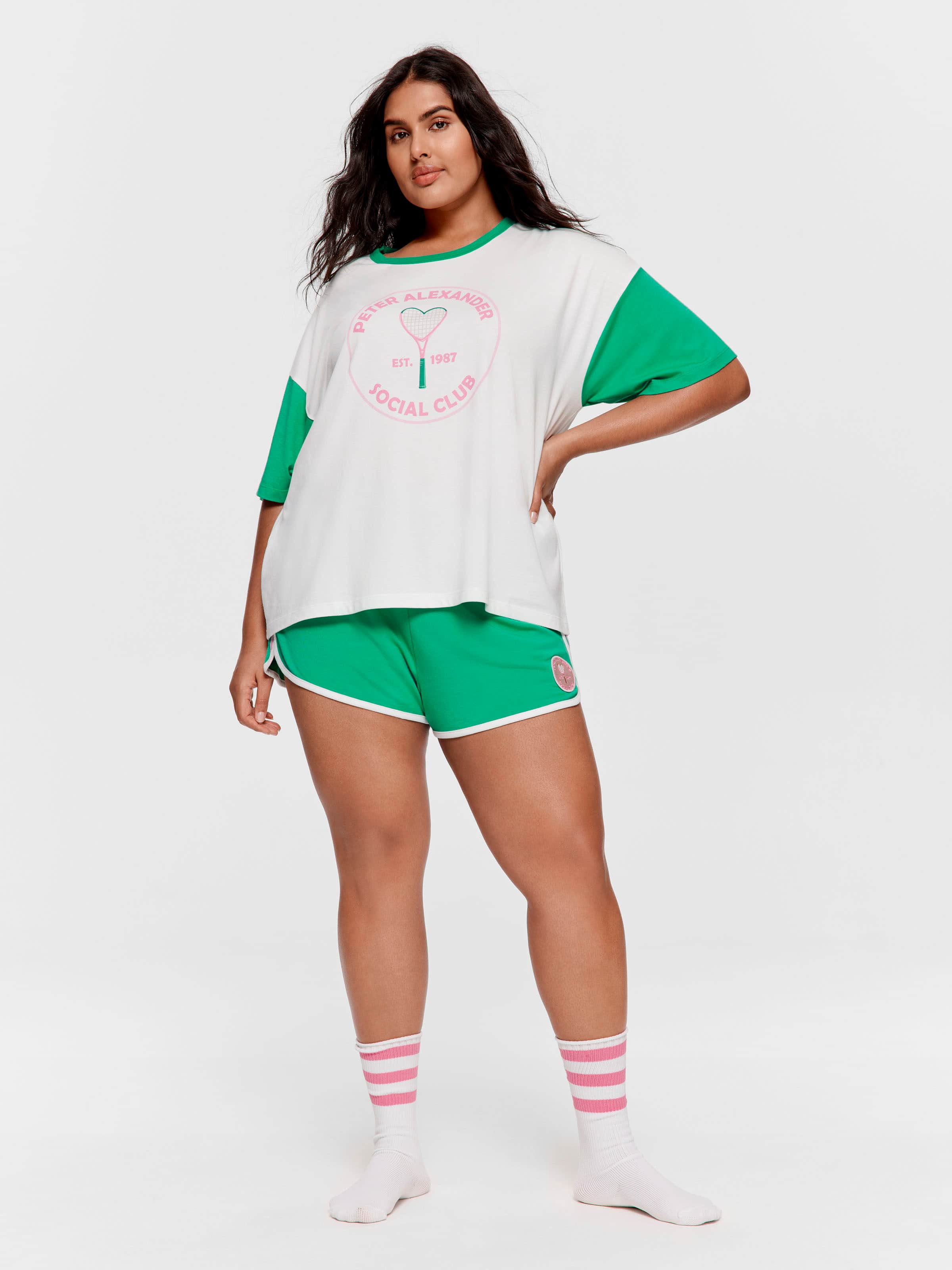 P.A. Plus Tennis Social Club Oversized Tee
