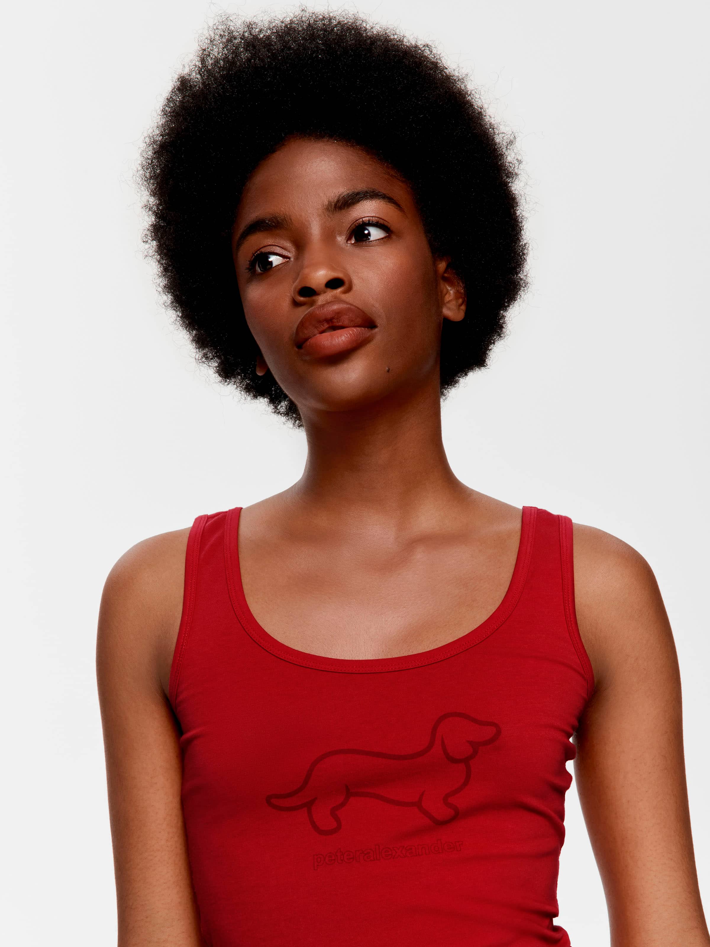 Red Pop Colour P.A. Penny Tank