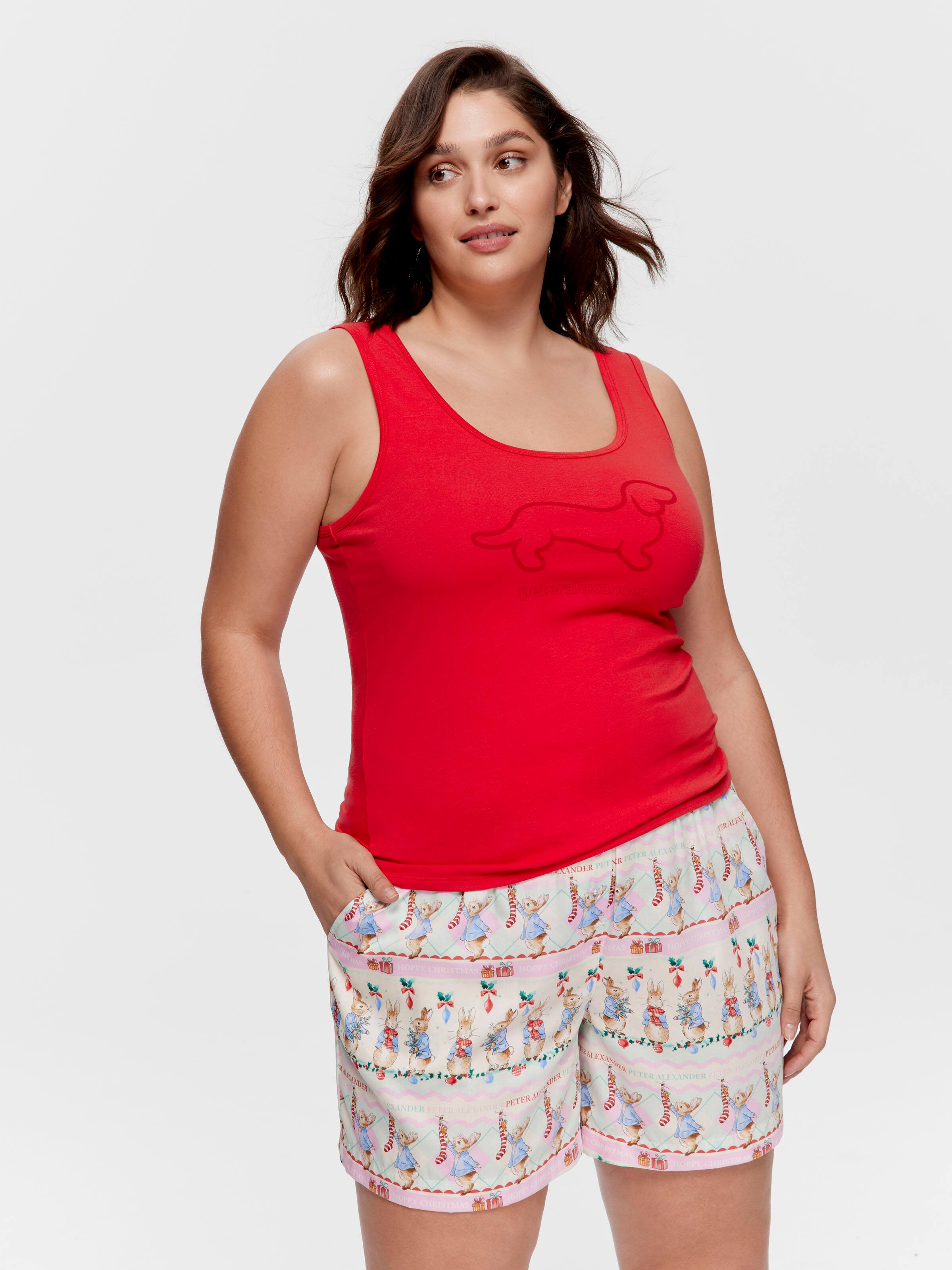 P.A. Plus Red Pop Colour P.A. Penny Tank