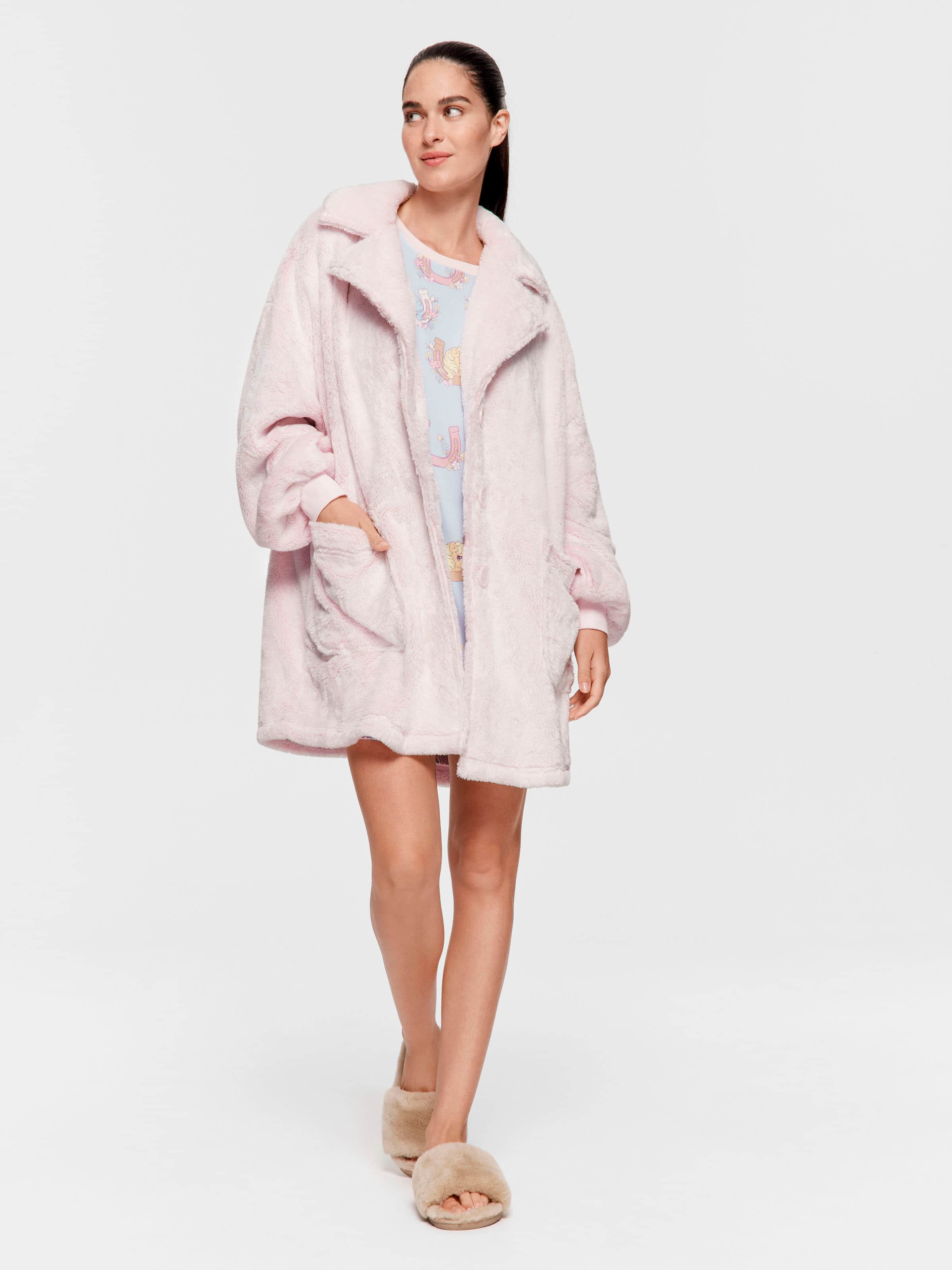 Oversized Fluffy Pink Gown