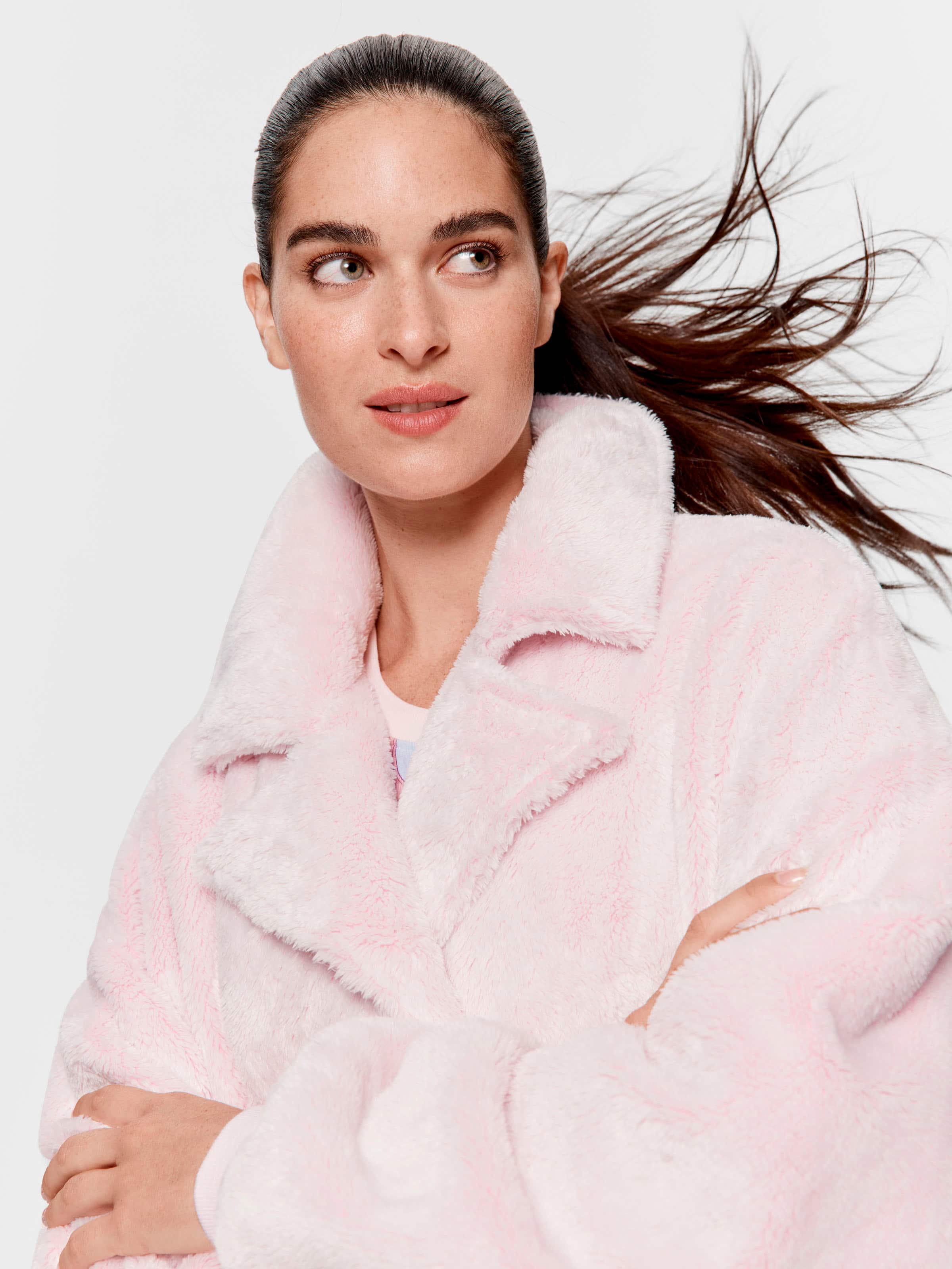 Oversized Fluffy Pink Gown