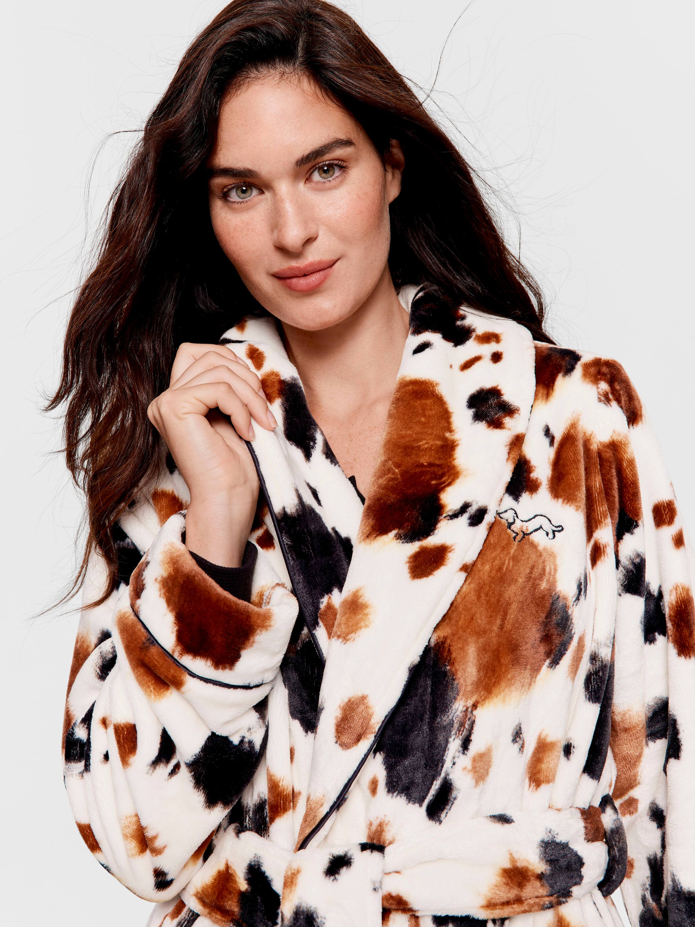 Cow Print Gown