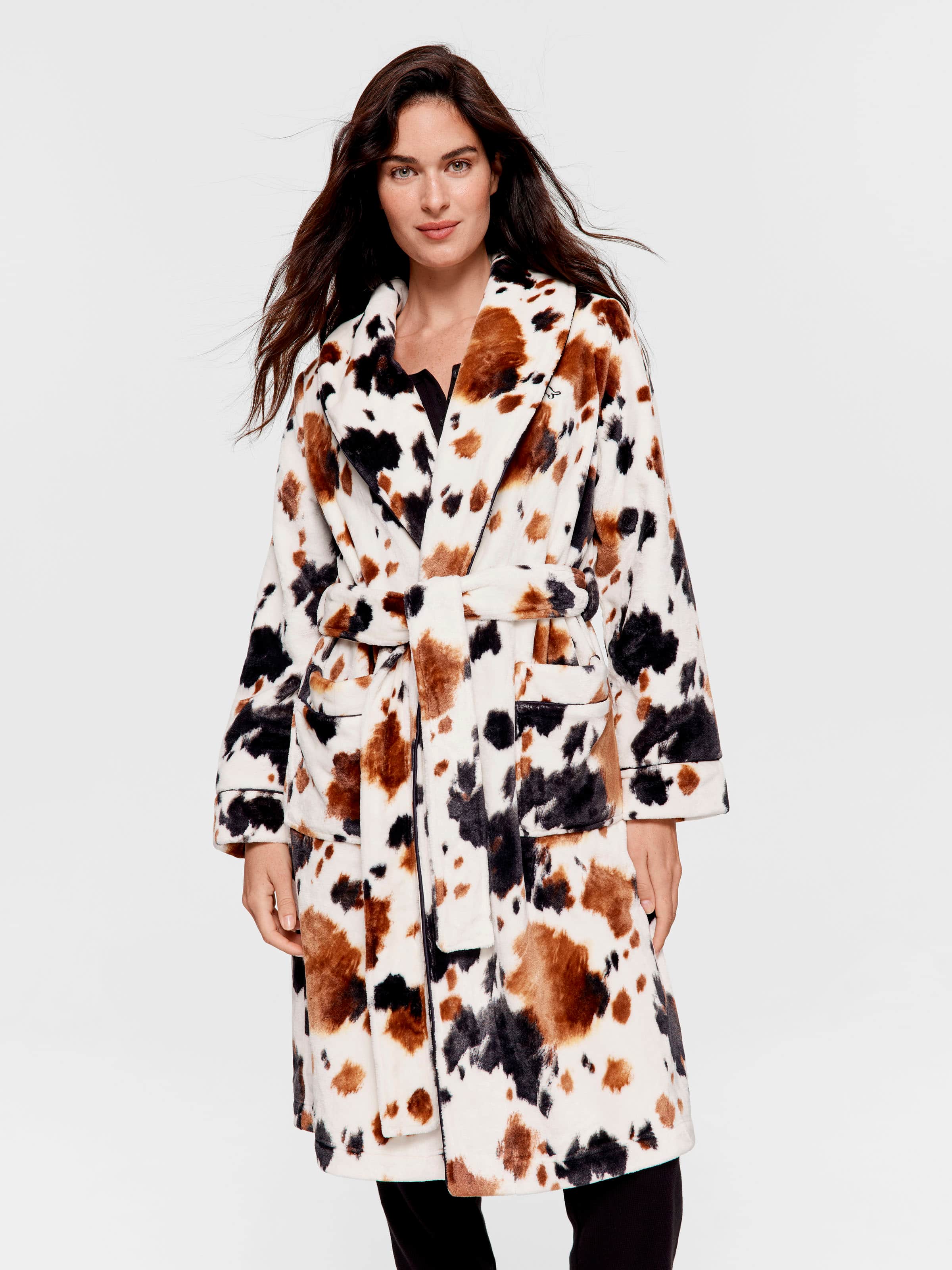 Cow Print Gown