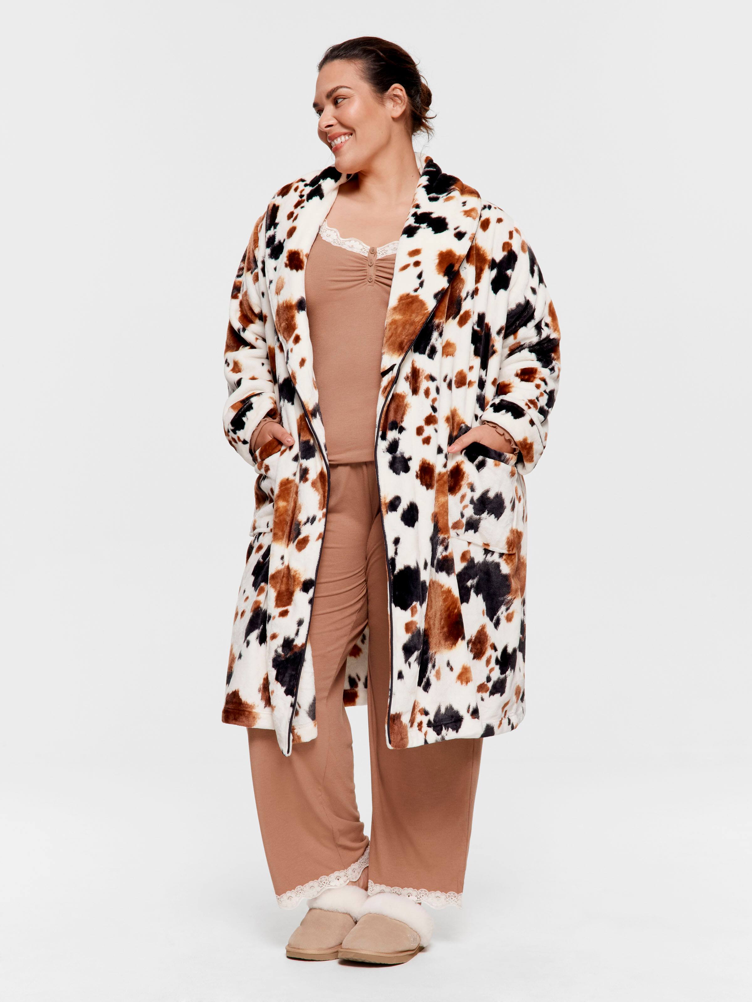 P.A. Plus Cow Print Gown