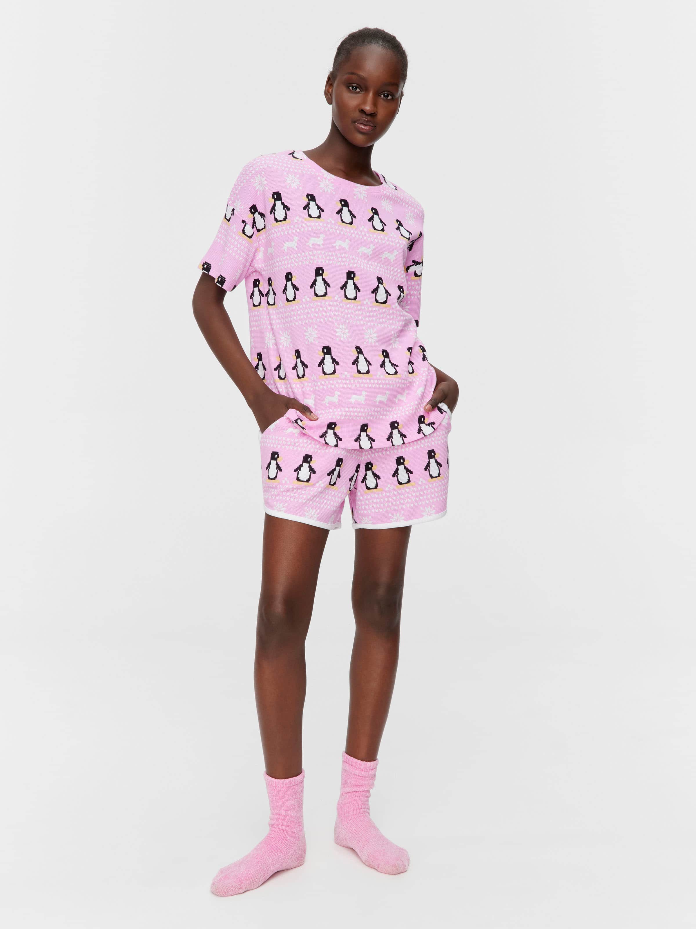 Penguin Waffle Tee