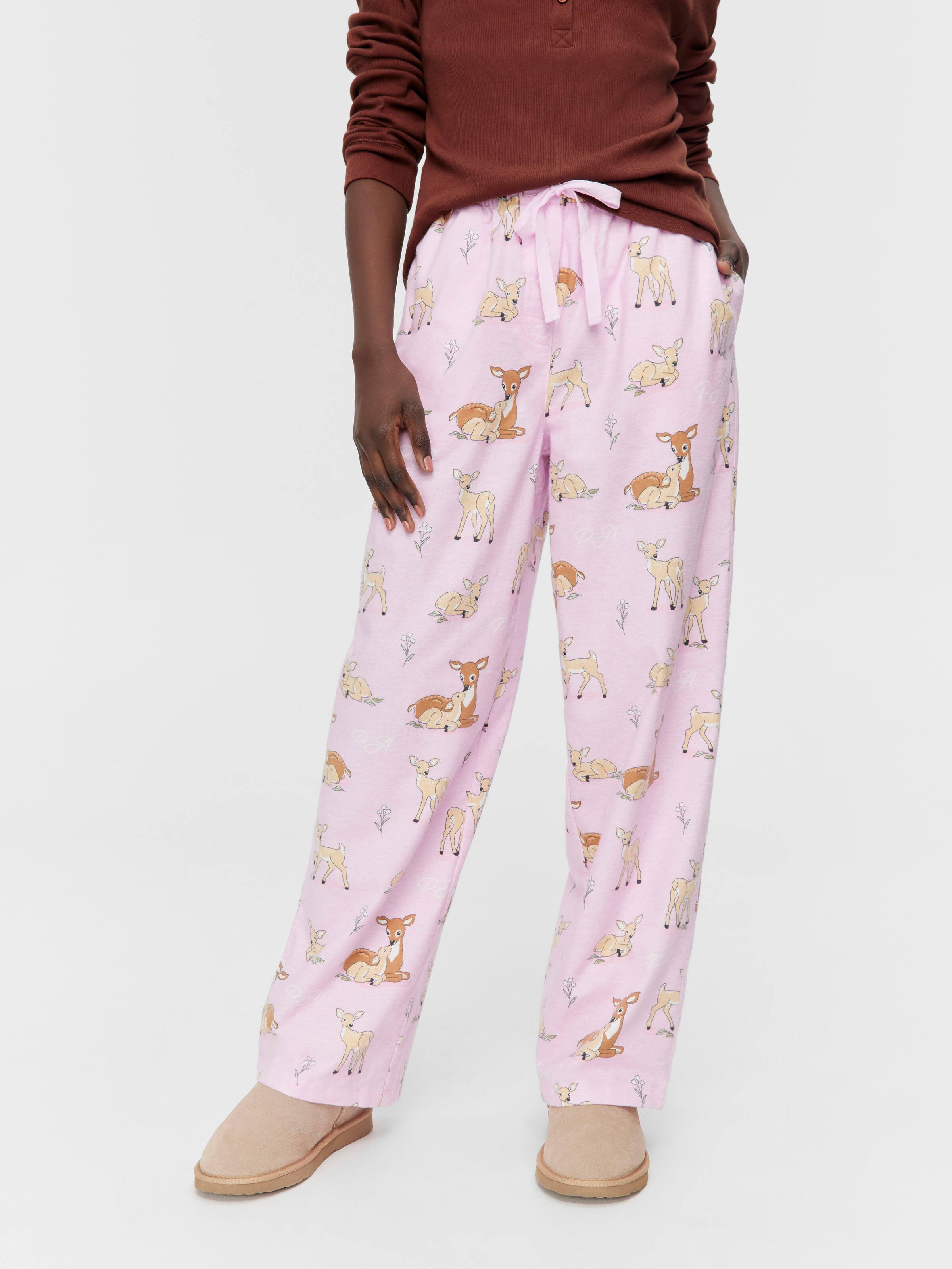 Pretty Deers Classic Flannelette Pj Pant