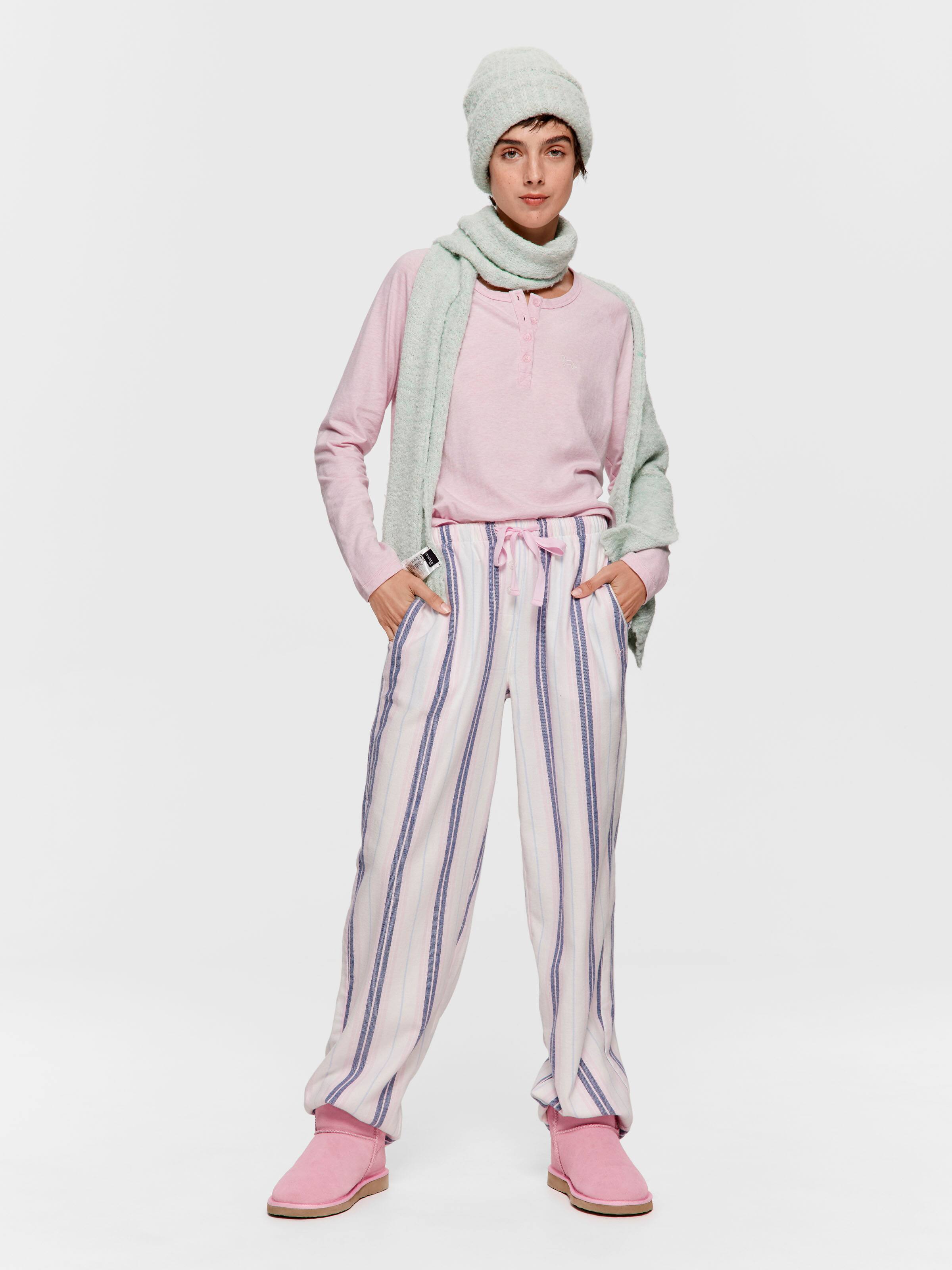 Classic Stripe Flannelette Pj Pant