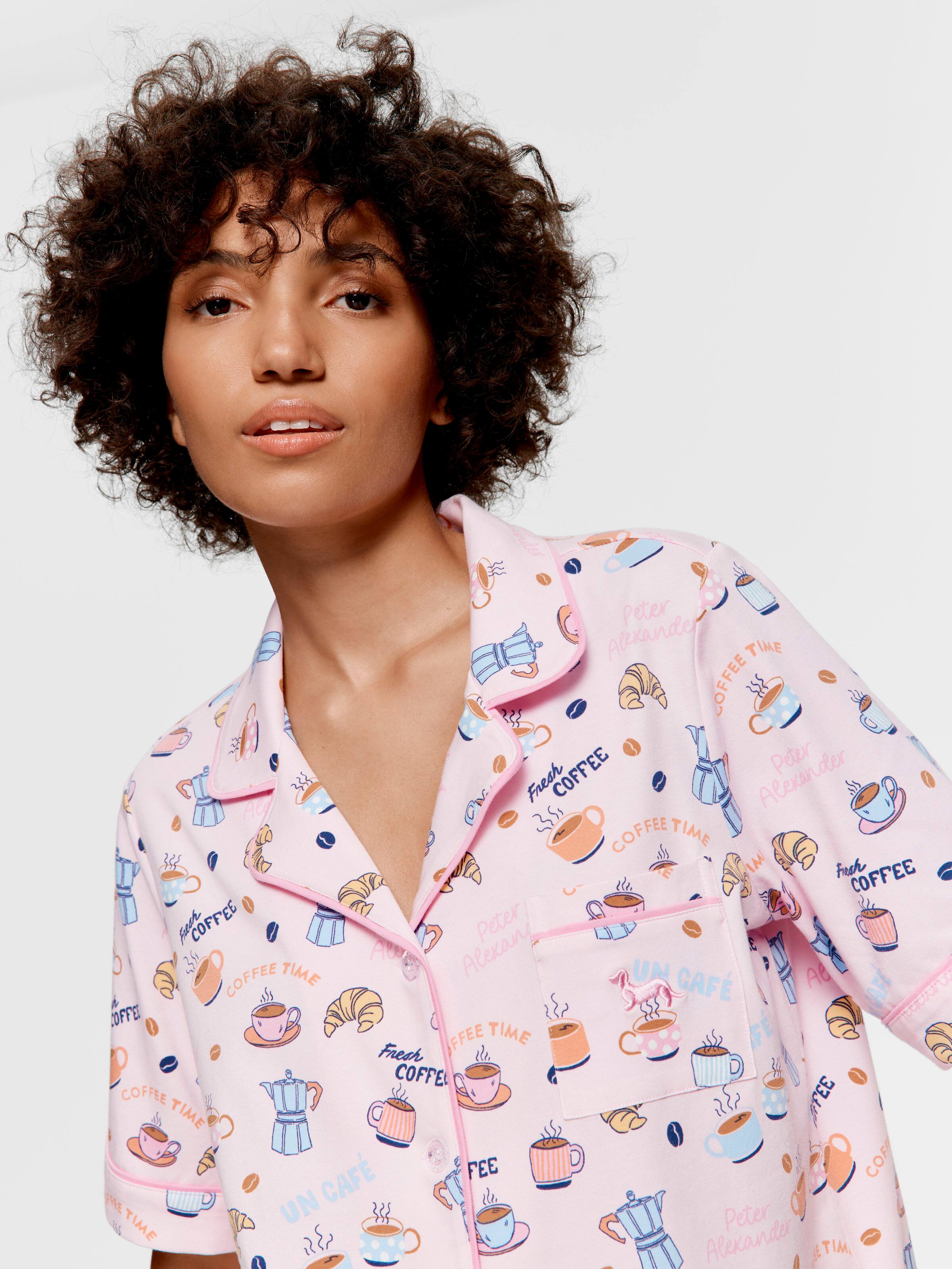 Breakfast Shortie Shirt Pj Set