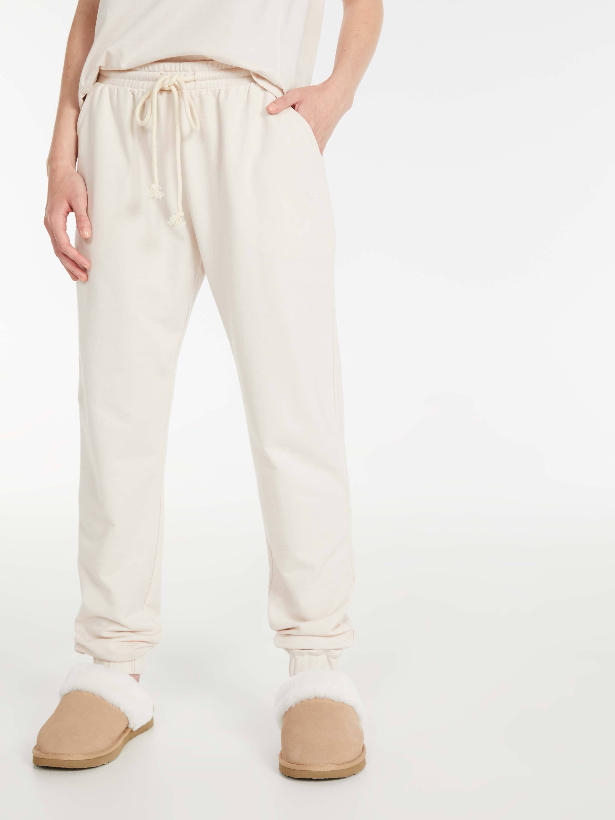 Cream Comfy Long Pj Pant