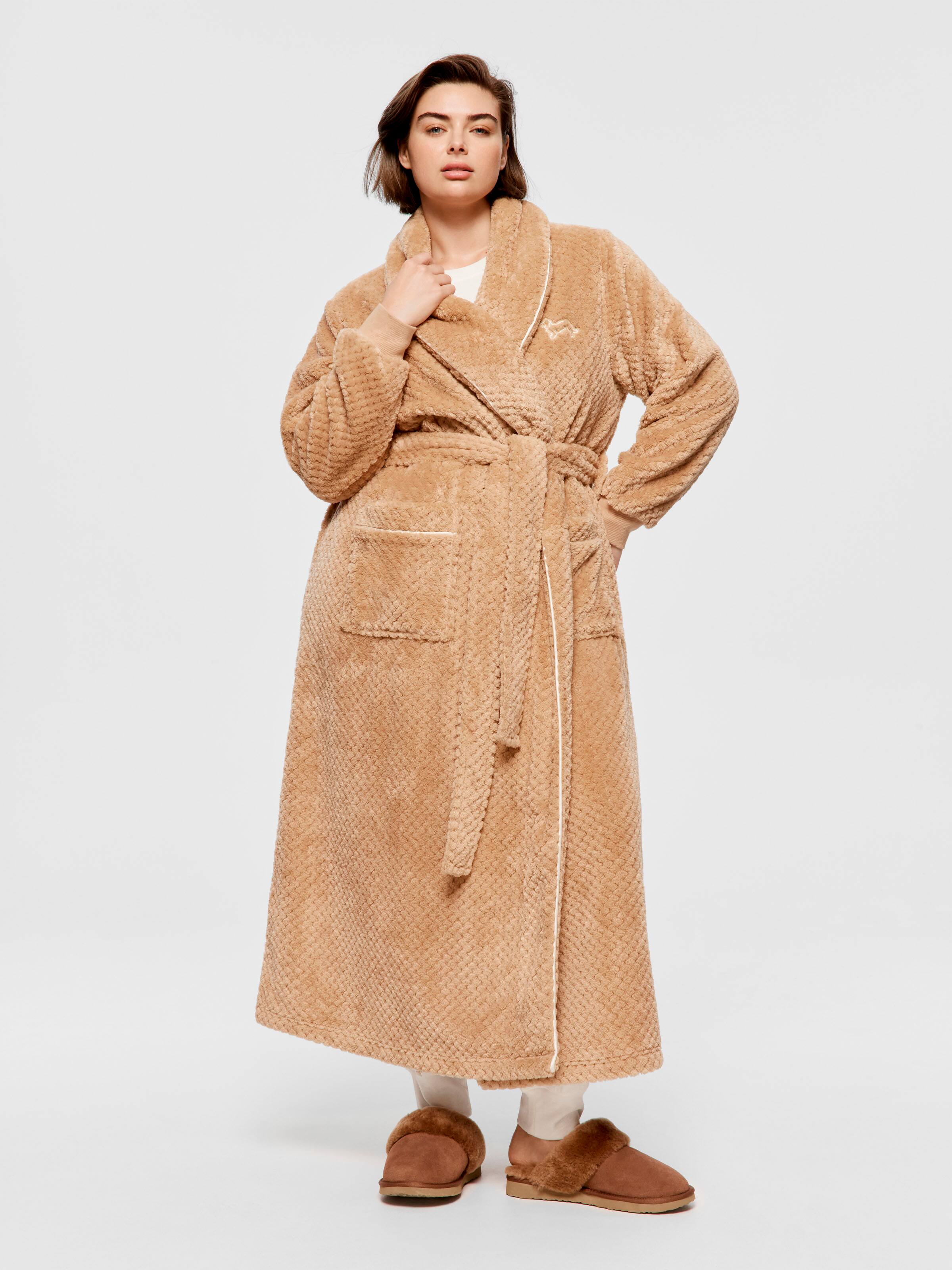 P.A. Plus Peter's Caramel Jacquard Full Length Gown