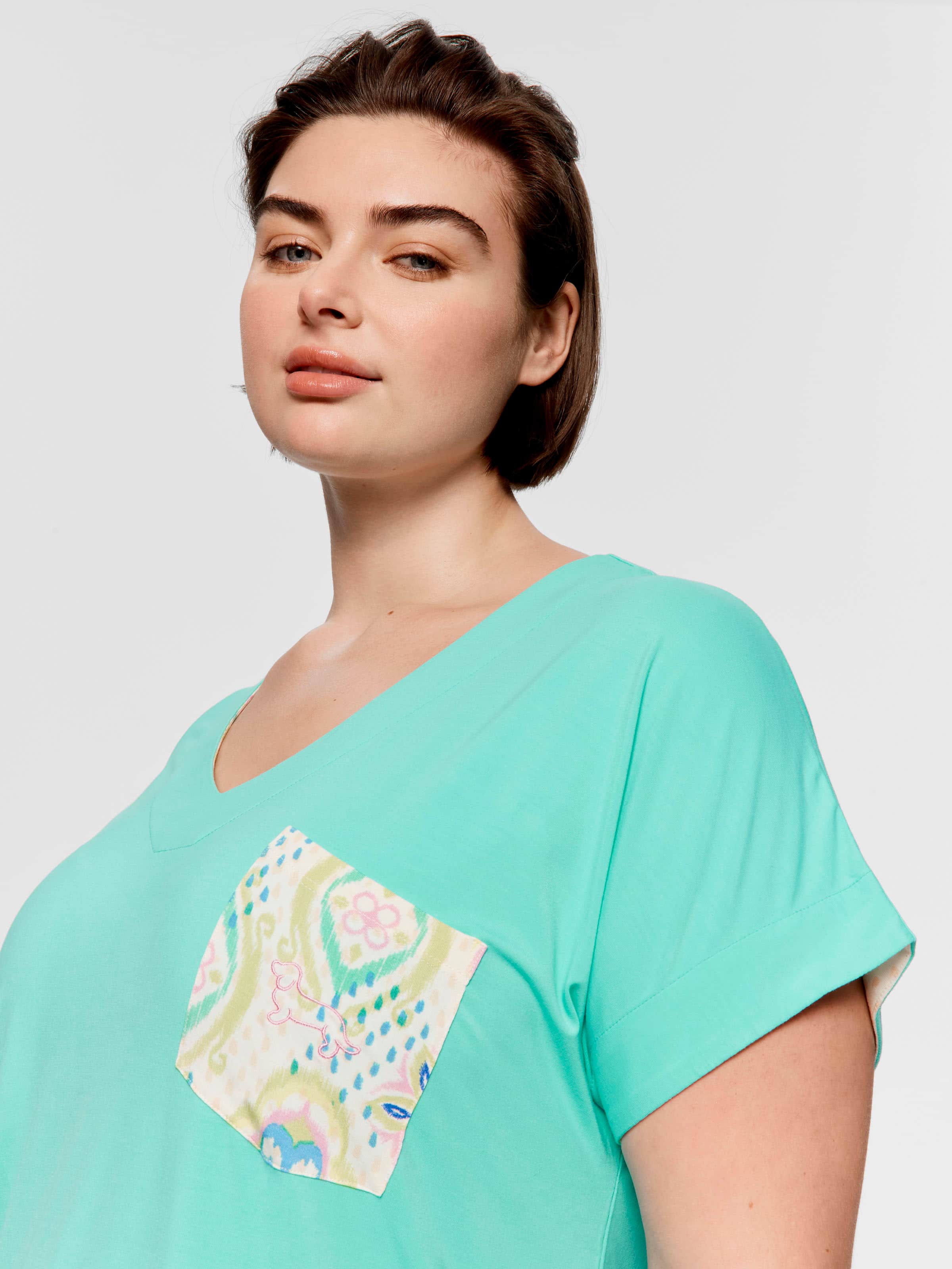 P.A. Plus V Neck Pocket Tee