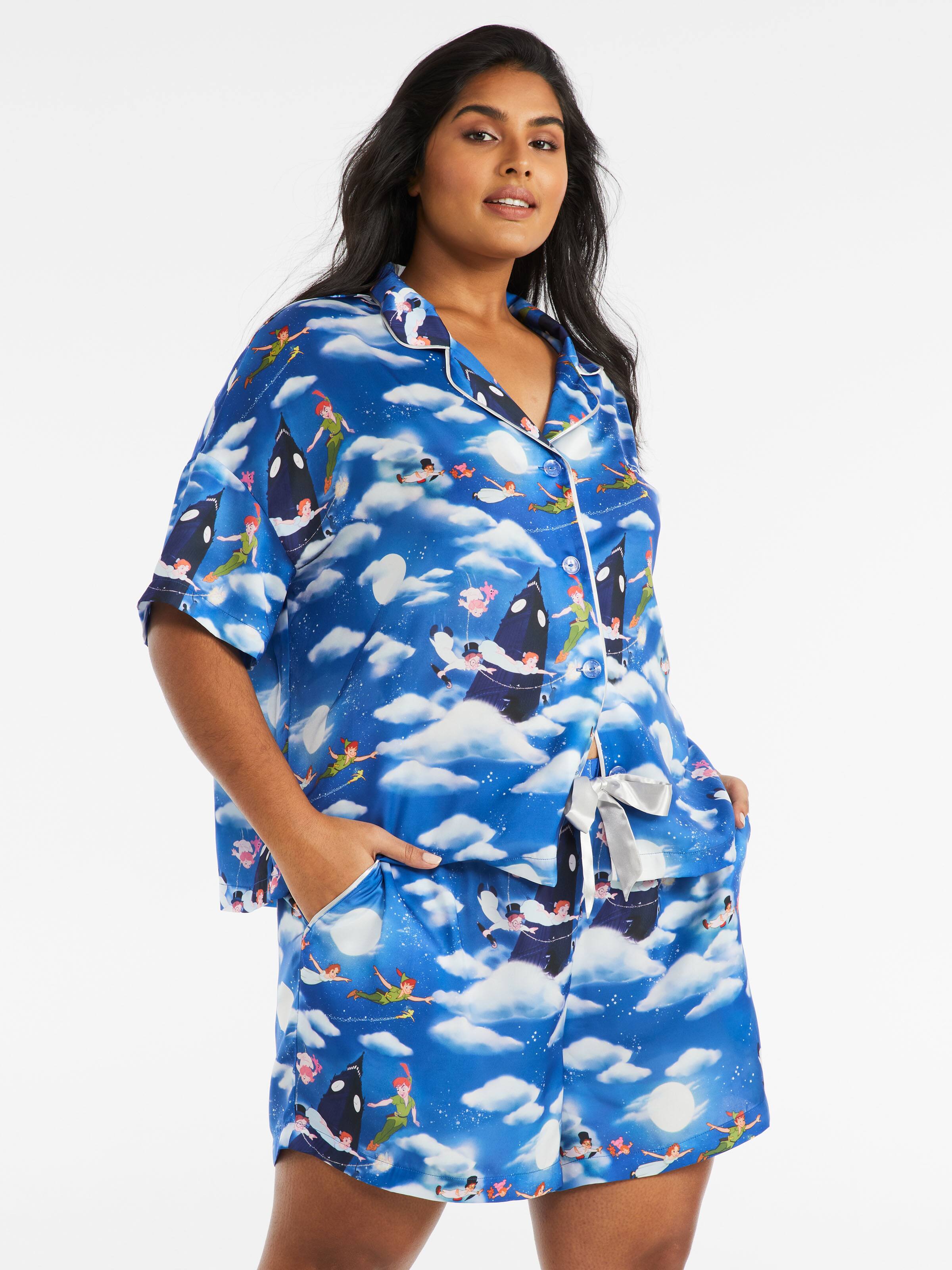 P.A. Plus Peter Pan Chic Satin Pj Set