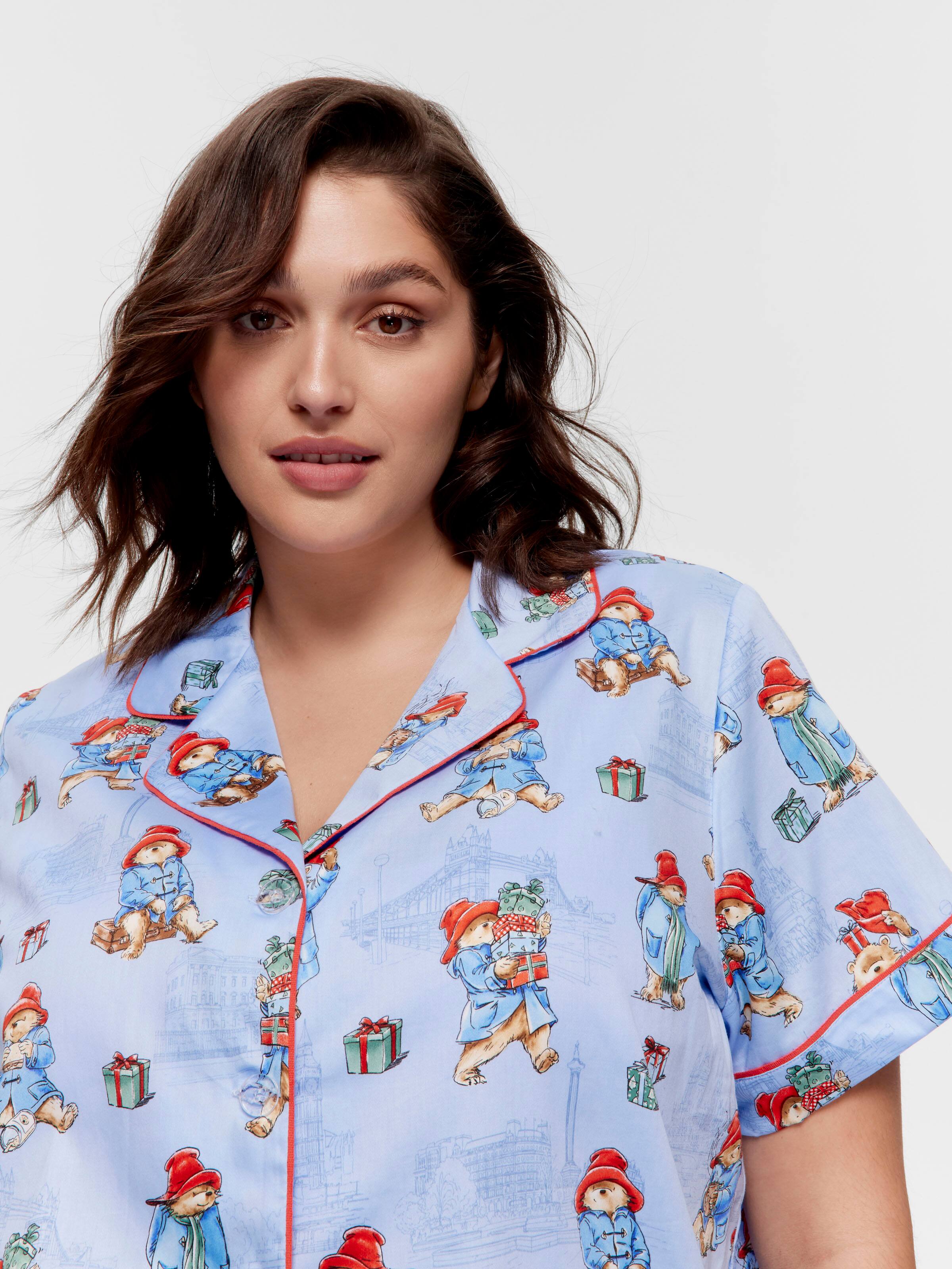P.A. Plus Paddington 100% Cotton Shortie Pj Set