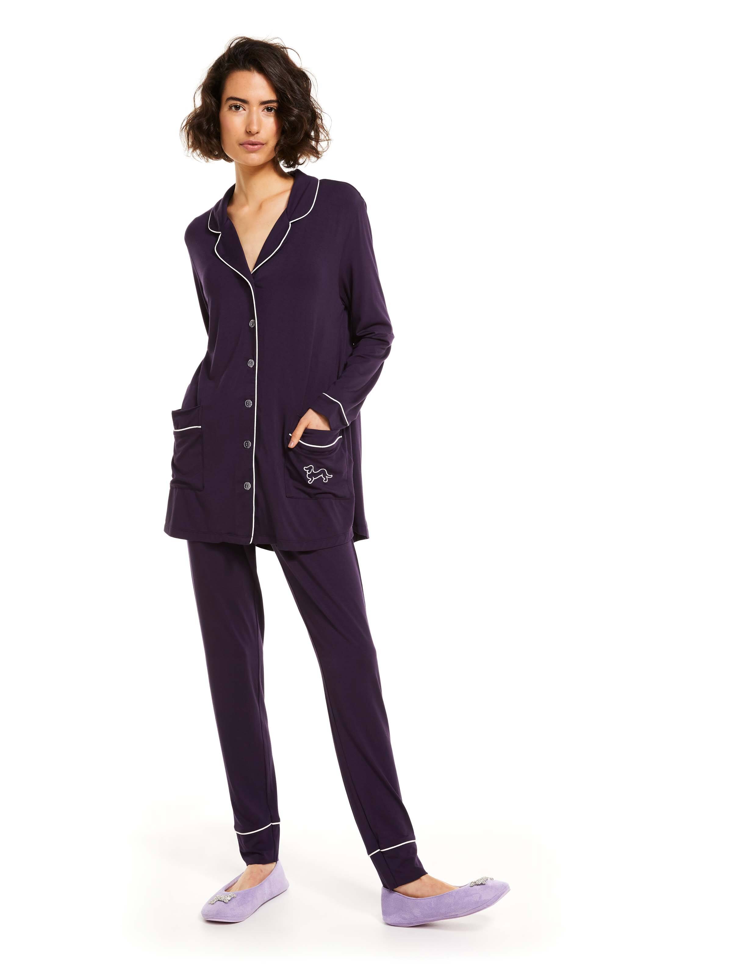 Purple Oversized Pj Set