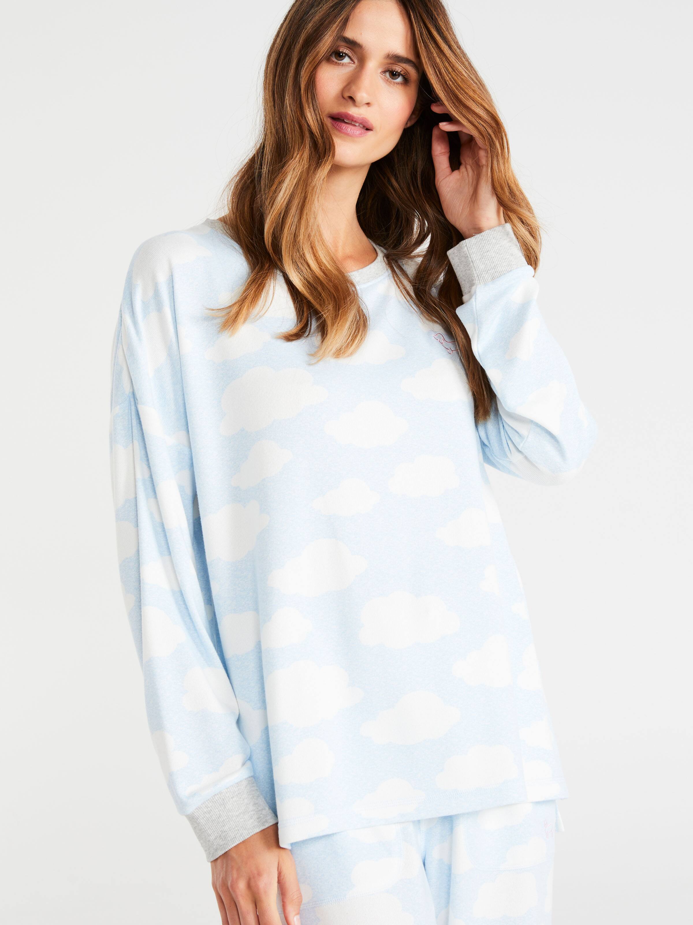 Blue Cloud Plush Sweater