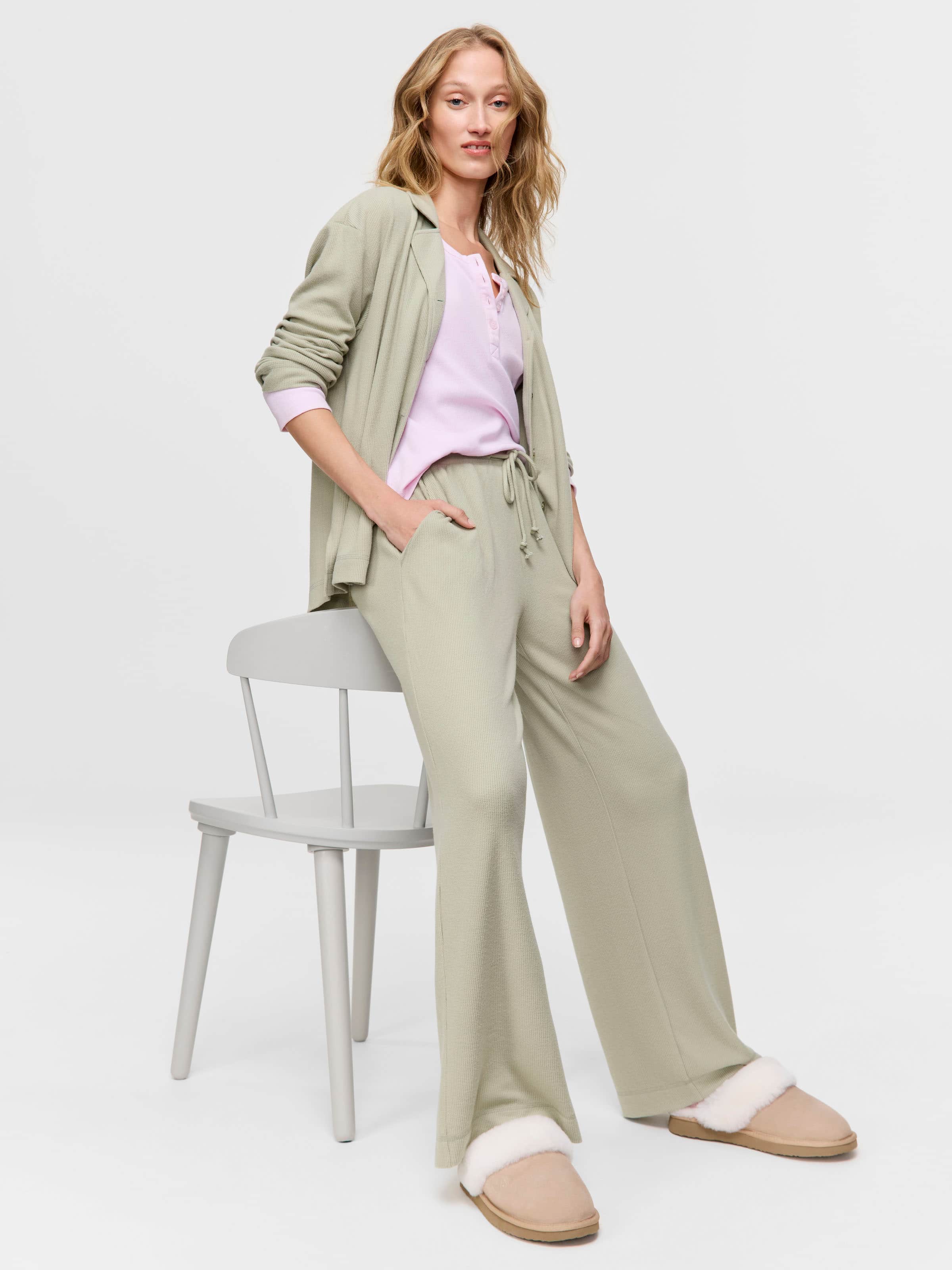 Soft Waffle Pj Pant