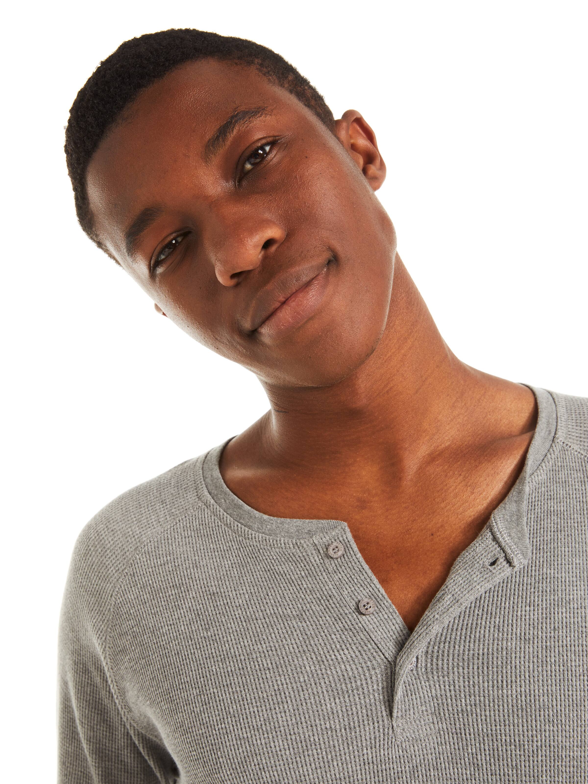 P.A. Classic Waffle Long Sleeve Henley