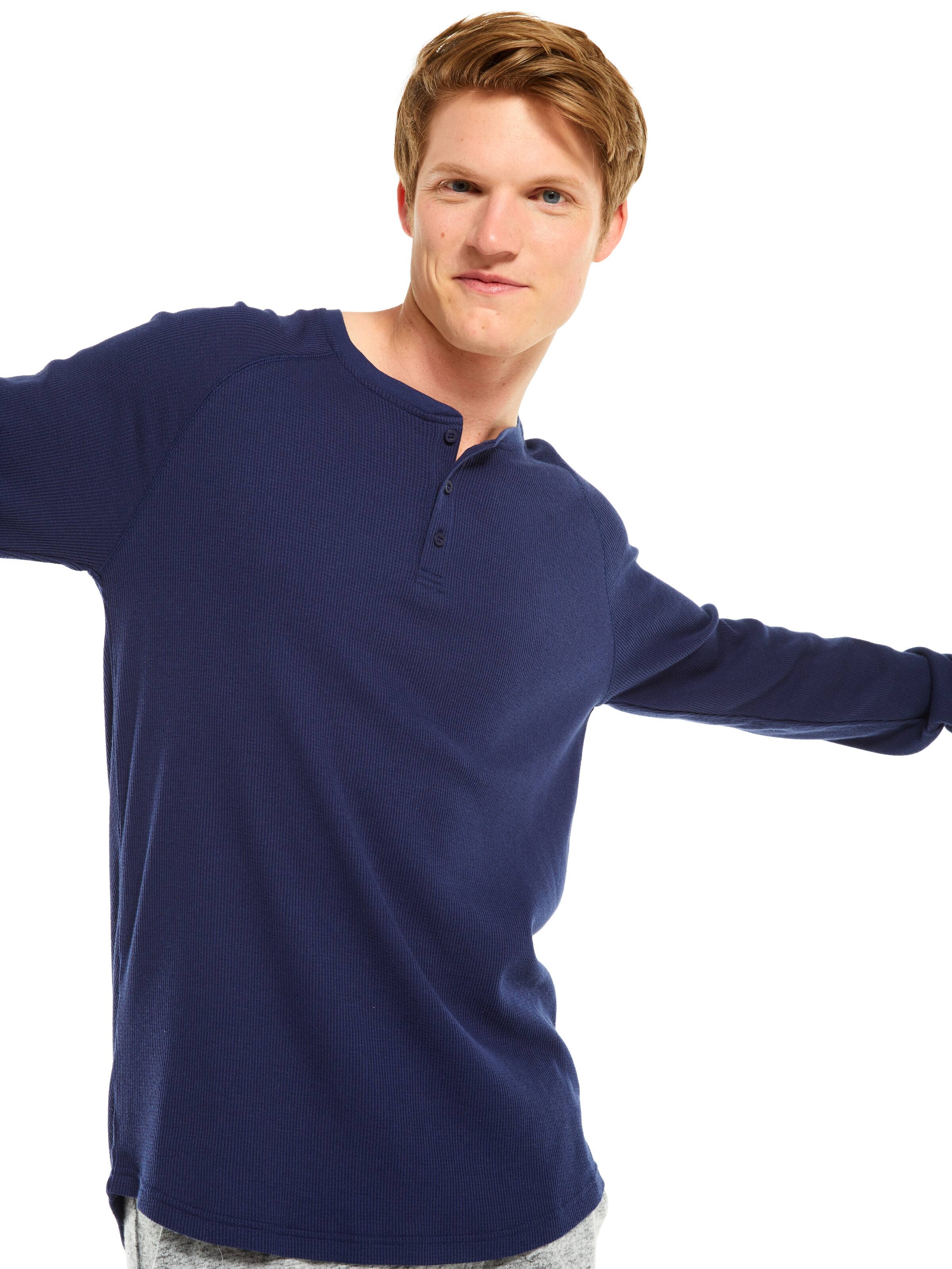 P.A. Classic Waffle Long Sleeve Henley
