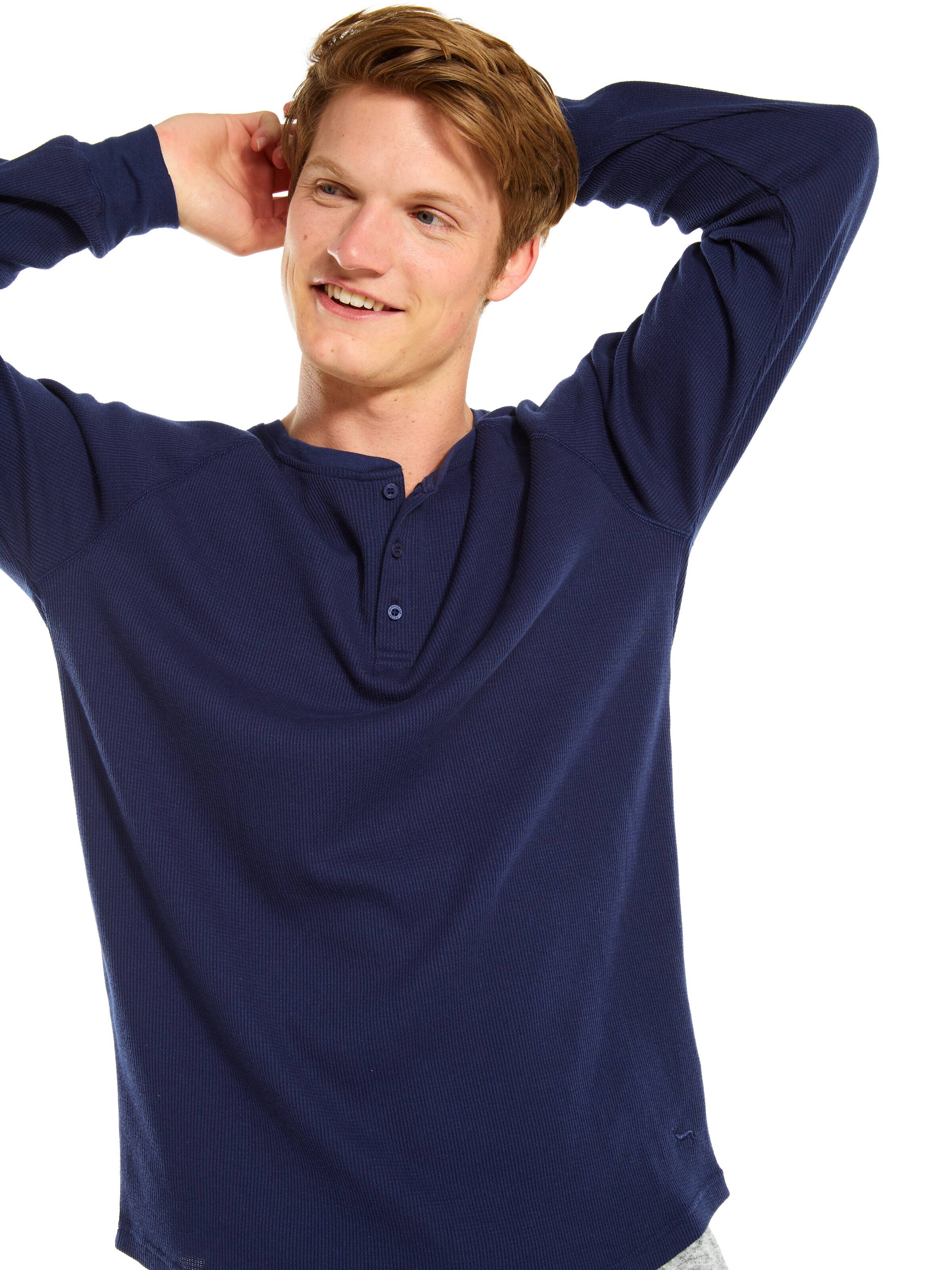 P.A. Classic Waffle Long Sleeve Henley