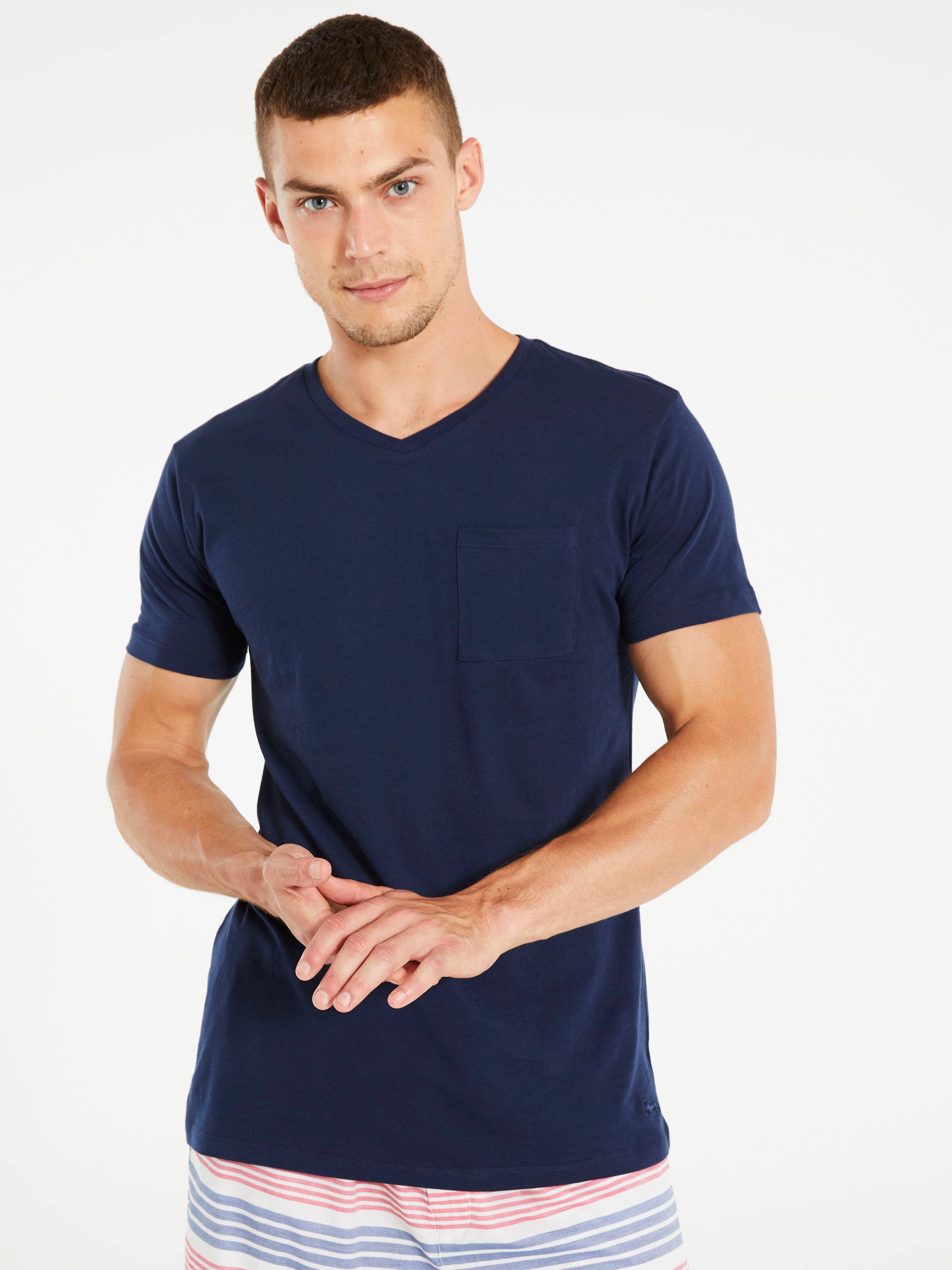 P.A. Classic V Neck Pocket Tee