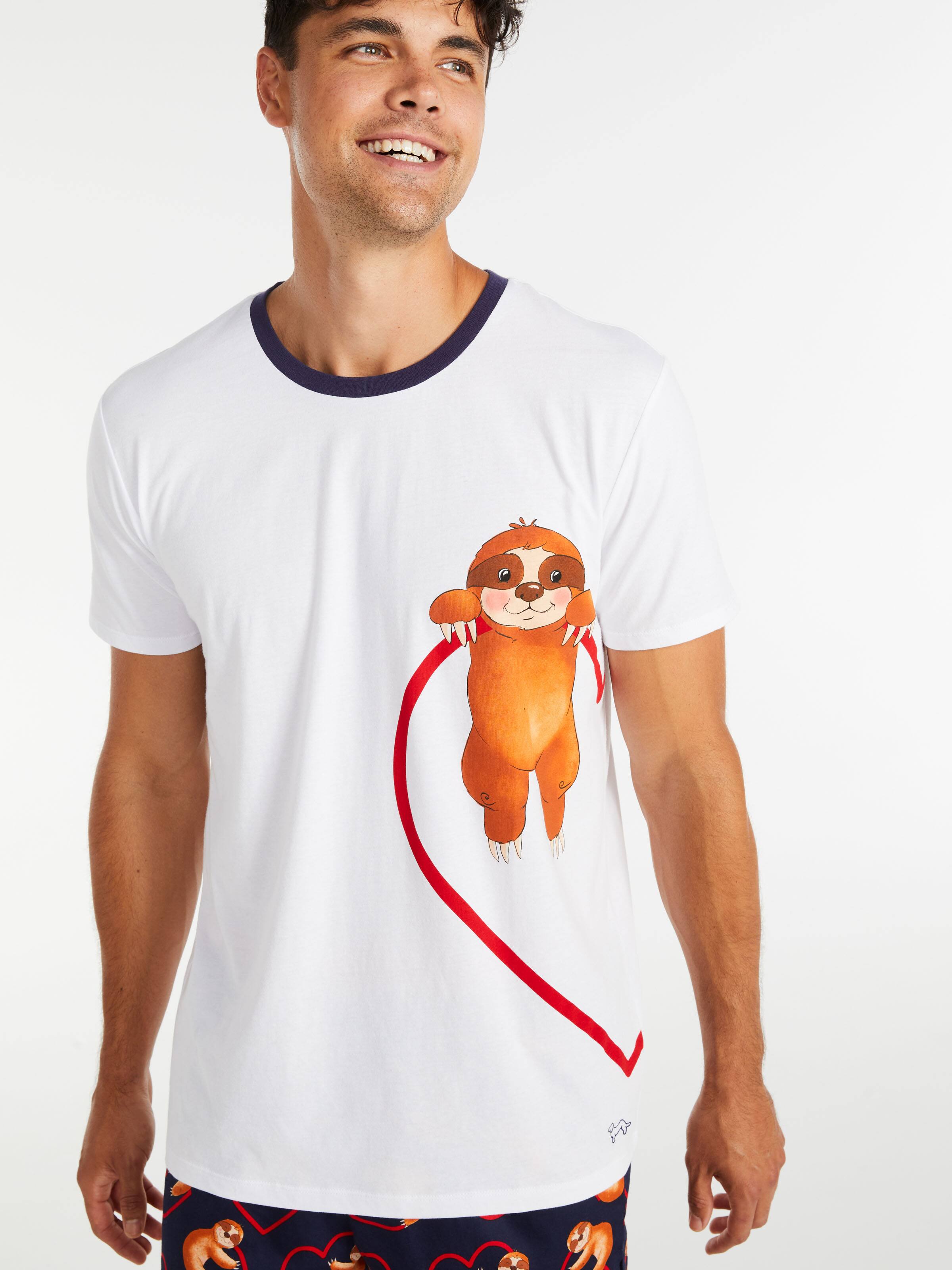 Sloth Left Heart Tee