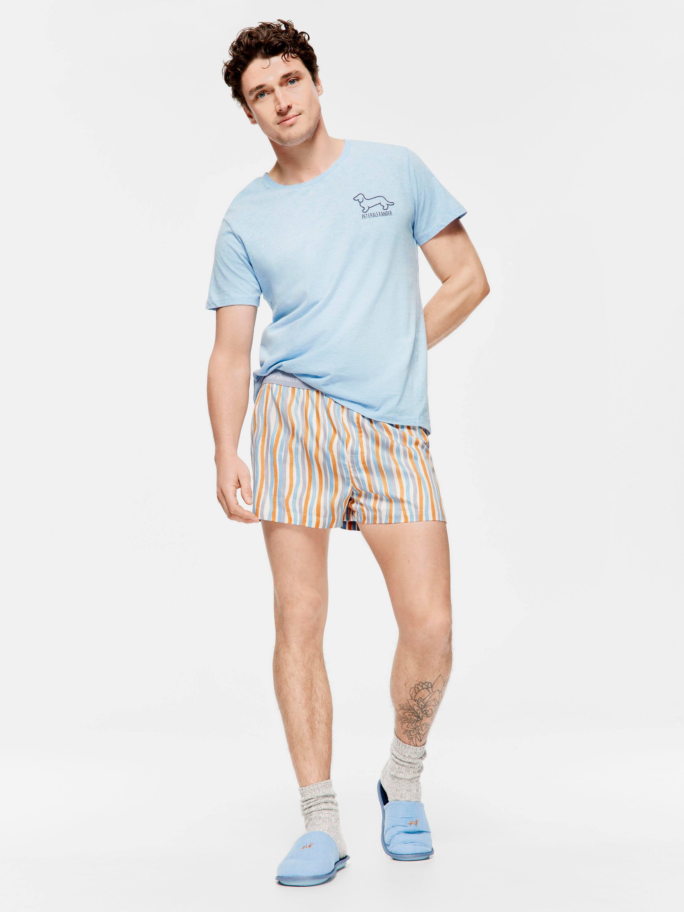 Wavy Stripe Boxer Short