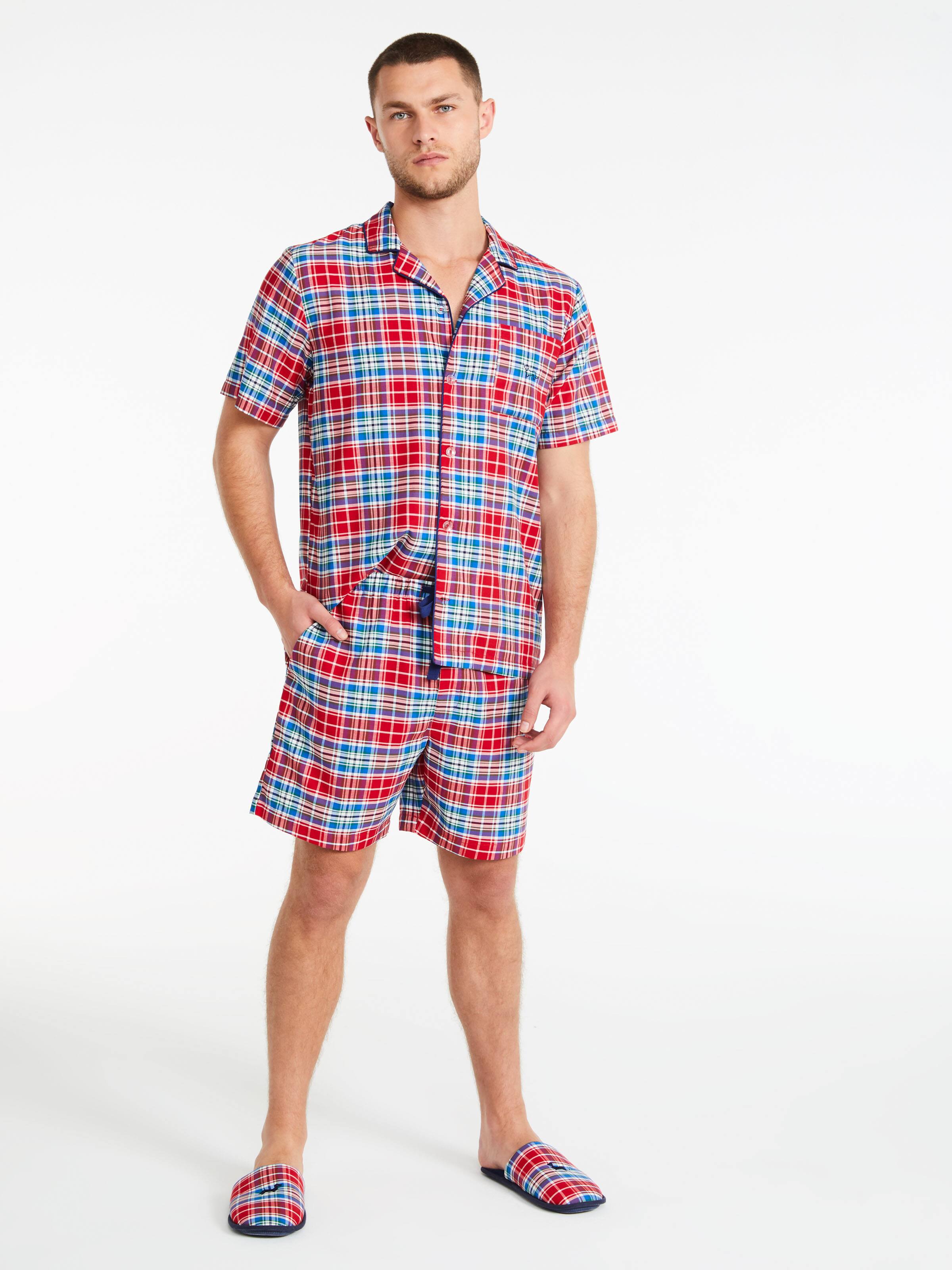 Christmas Tartan Shortie Pj Set