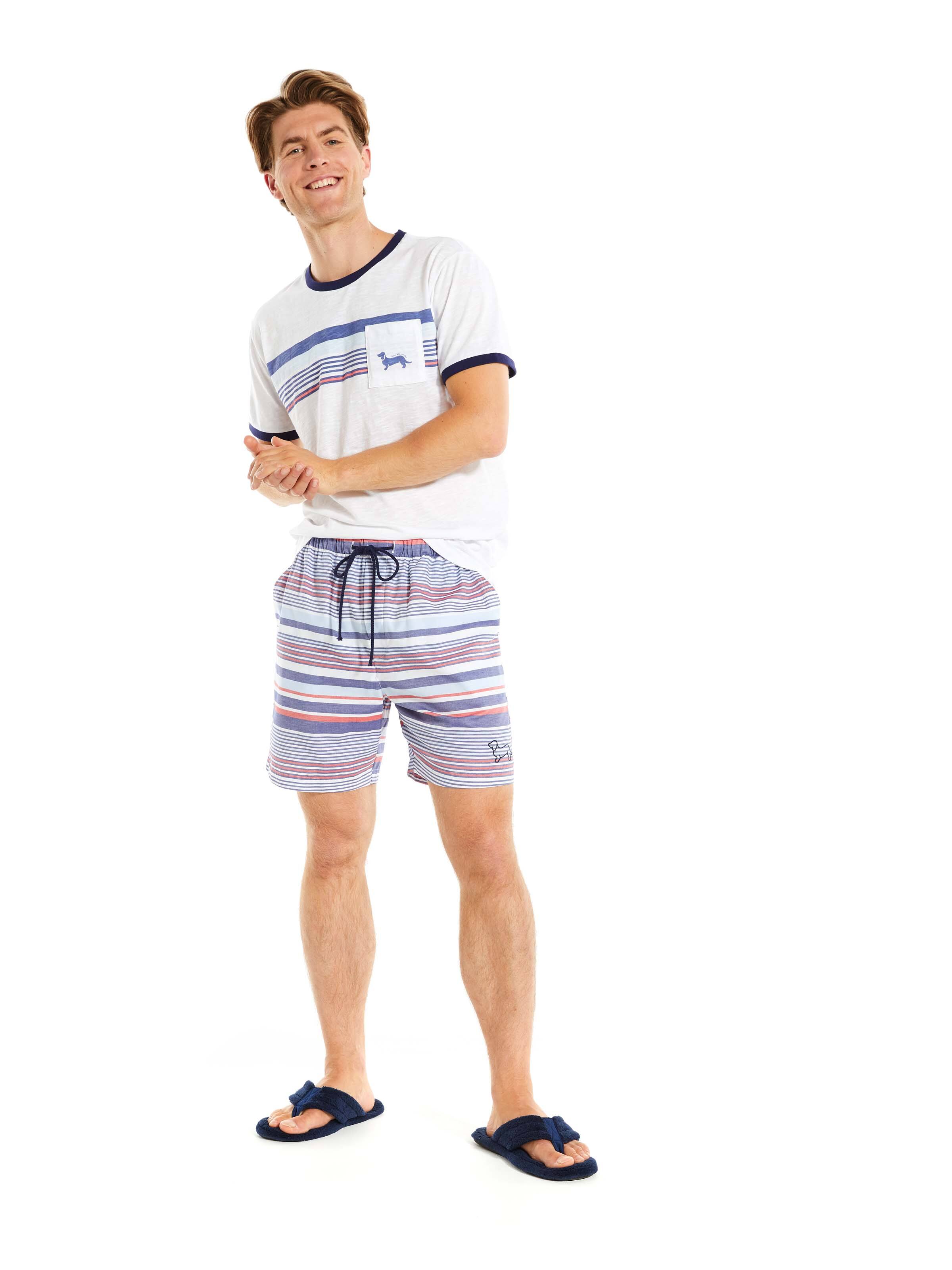 Nautical Stripe Mid Short
