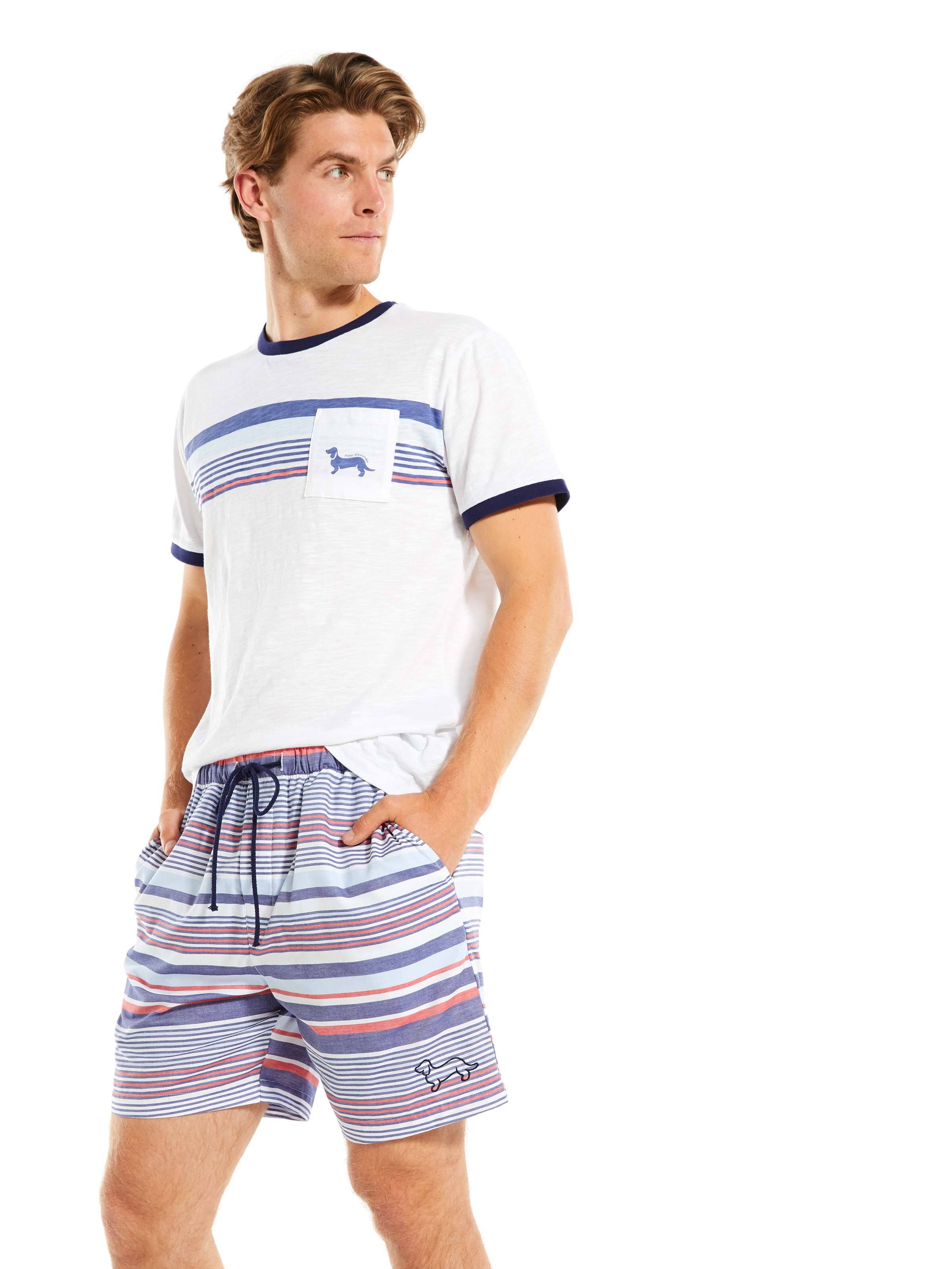 Nautical Stripe Mid Short