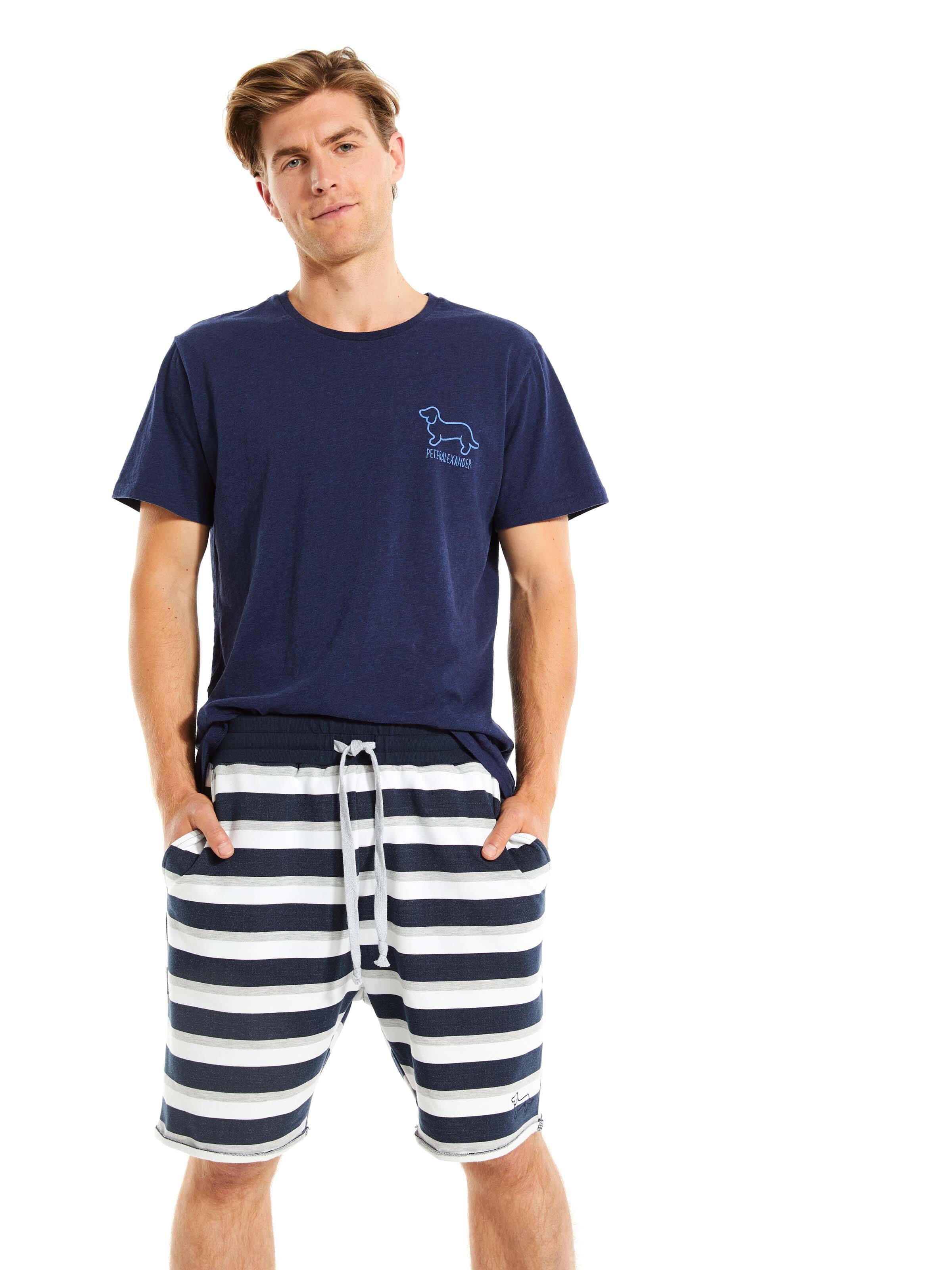 Stripe Cut Off Sweat Short